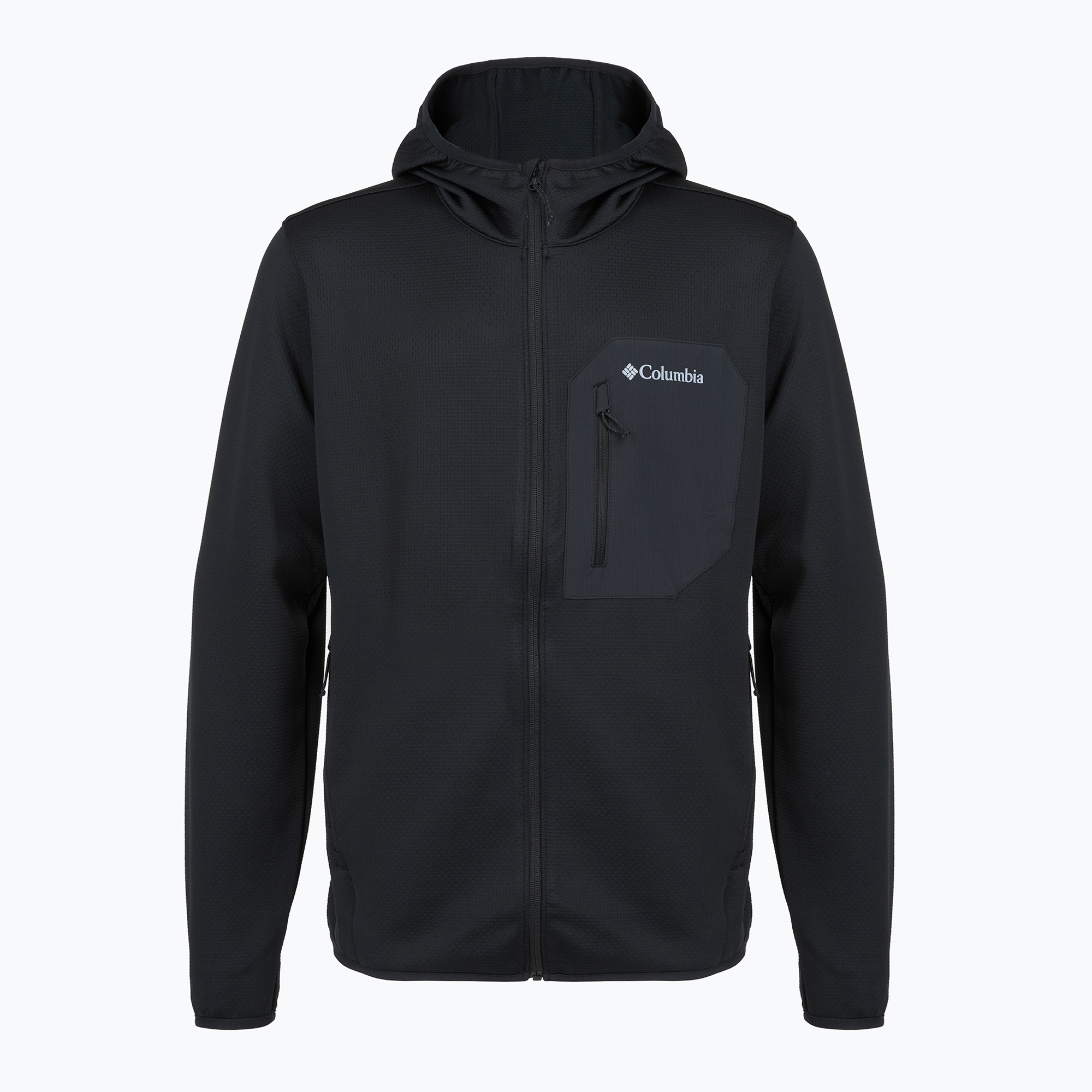 Bluza trekkingowa męska Columbia Tall Heights Hdd Grid Fleece Full Zip black