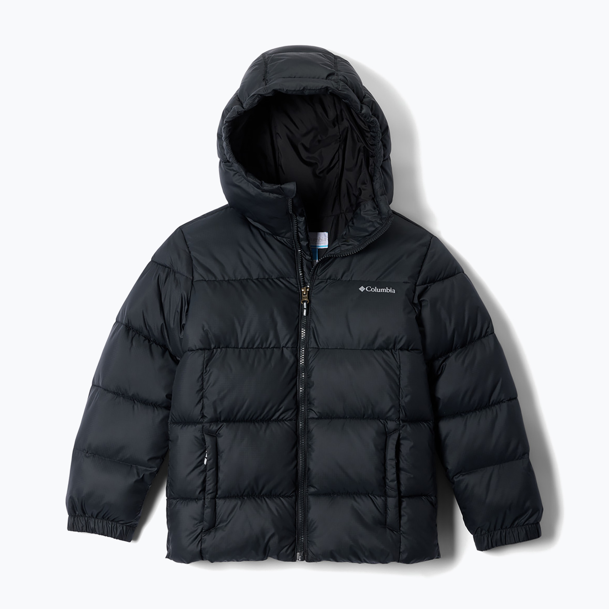 Geacă izolată pentru copii Columbia Puffect Hooded Black