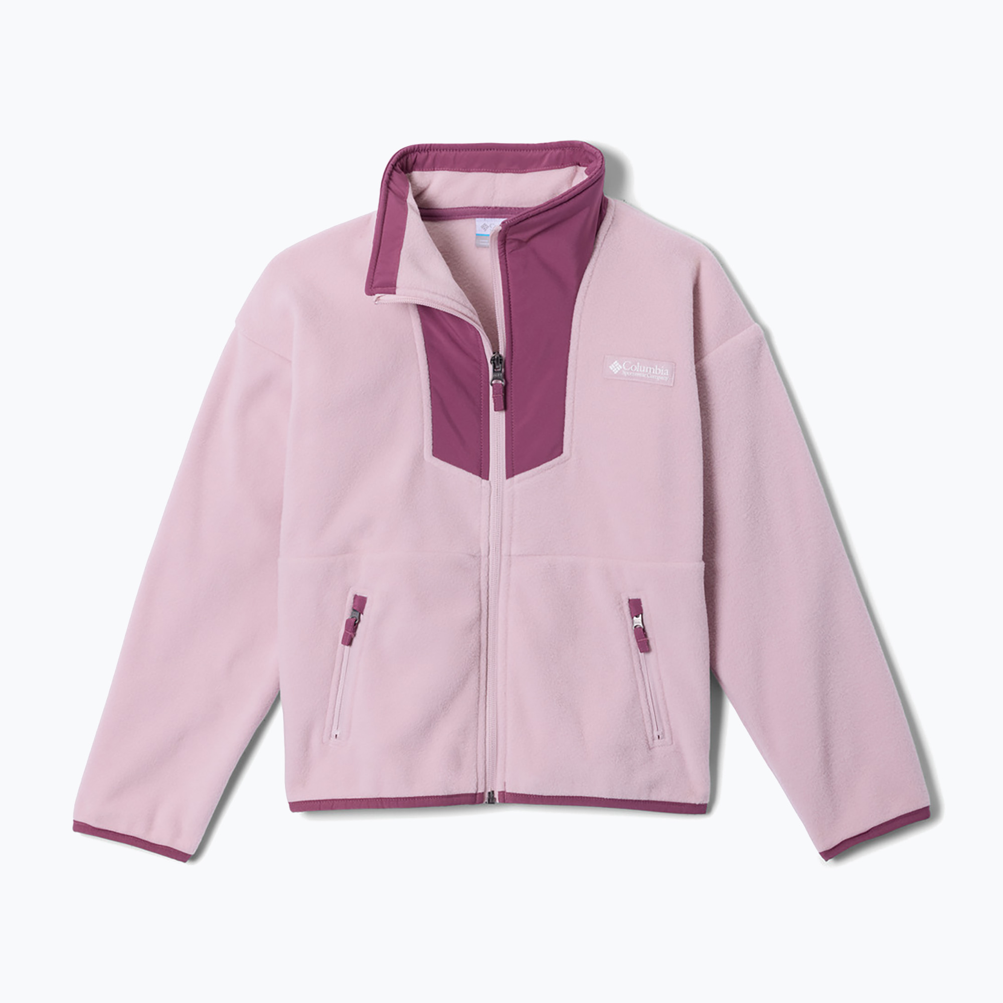Bluză fleece pentru copii Columbia Sequoia Grove Full Zip Fleece mineral pink/antique mauve