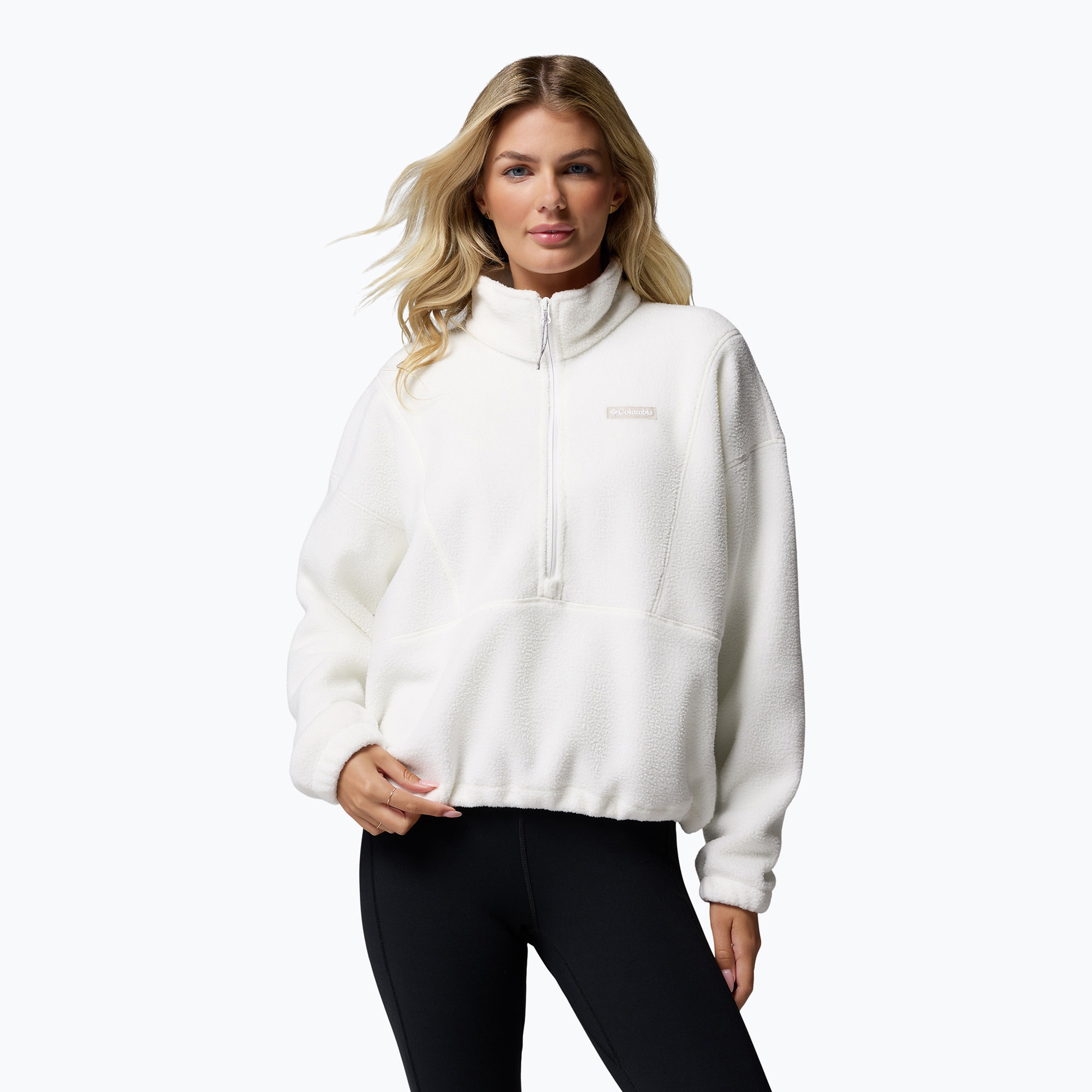 Дамски поларен суитшърт Columbia Timber Meadow MTR Fleece HZ sea salt