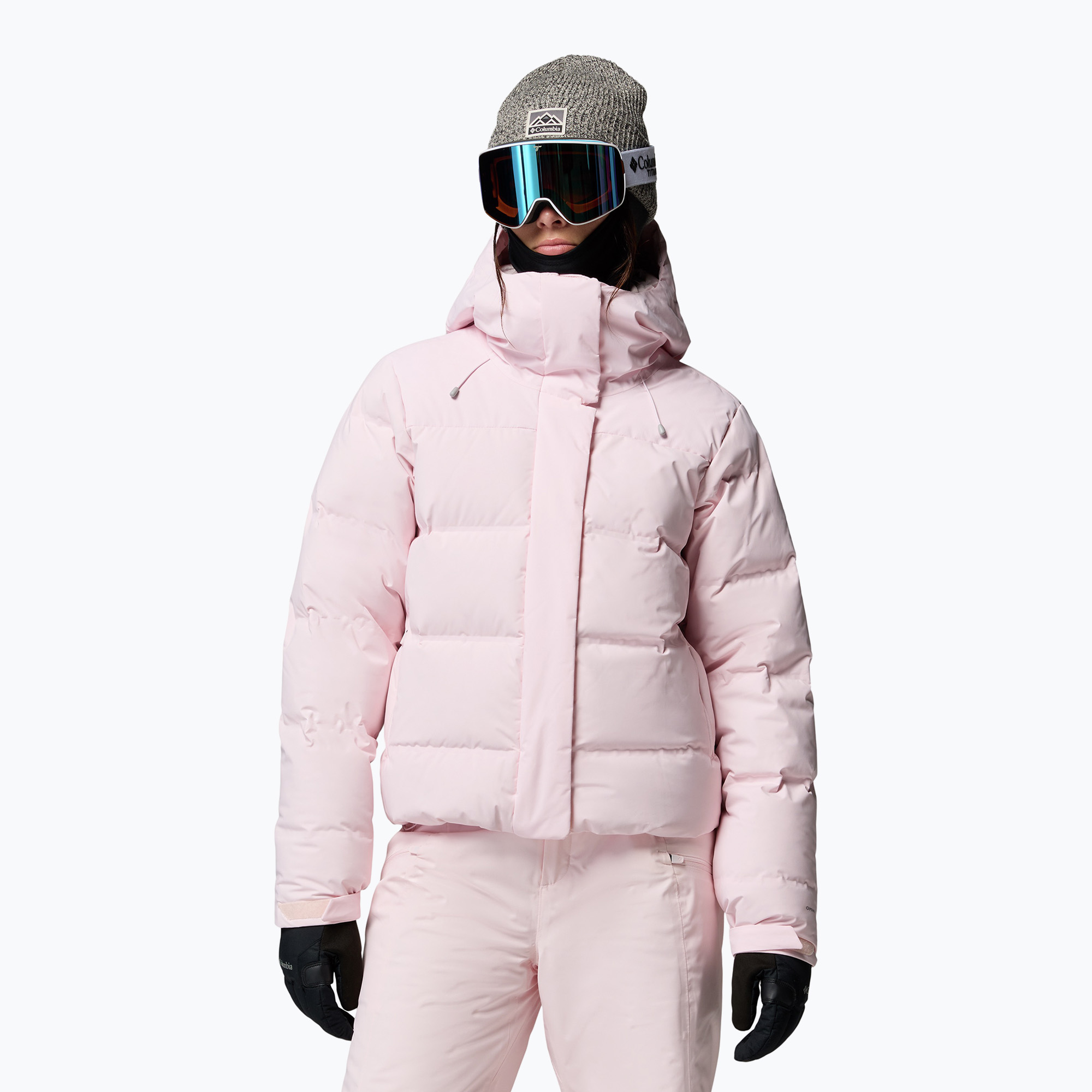 Geacă de schi pentru femei Columbia Roffe Ridge Down Heat Seal powder pink