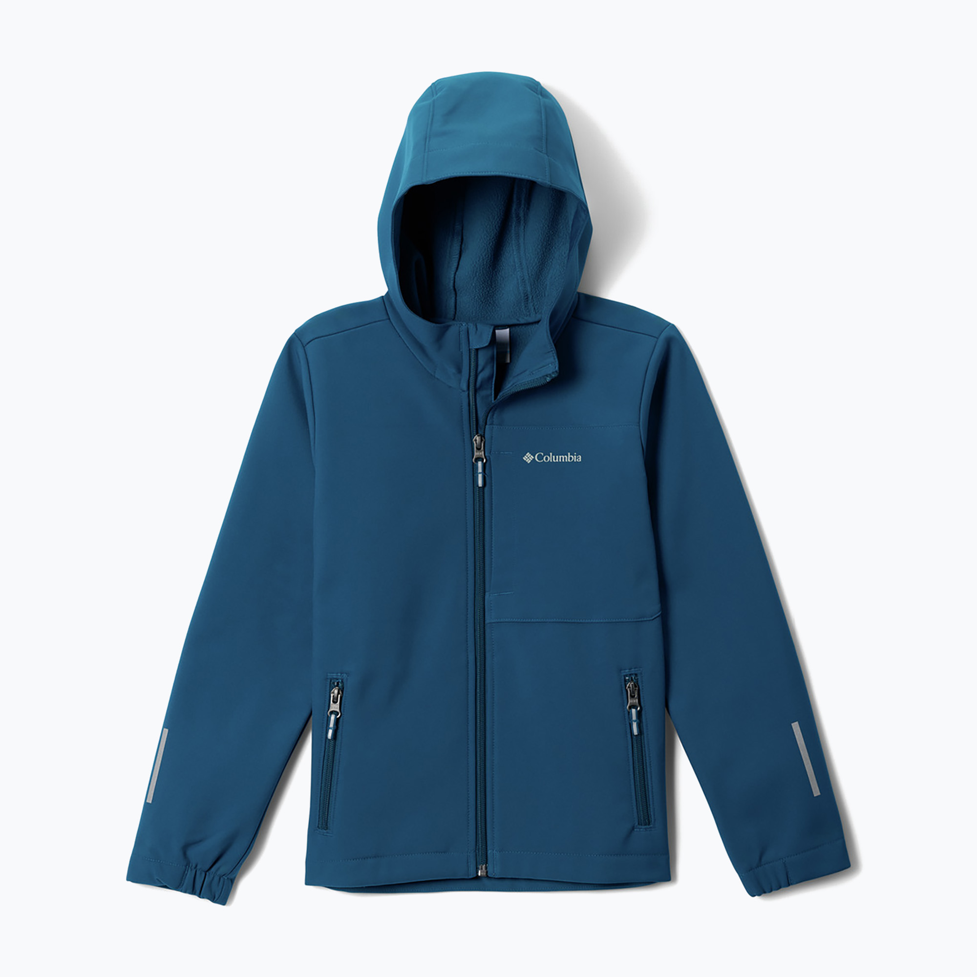 Detská softshellová bunda Columbia Ascender Hooded Softshell phoenix blue