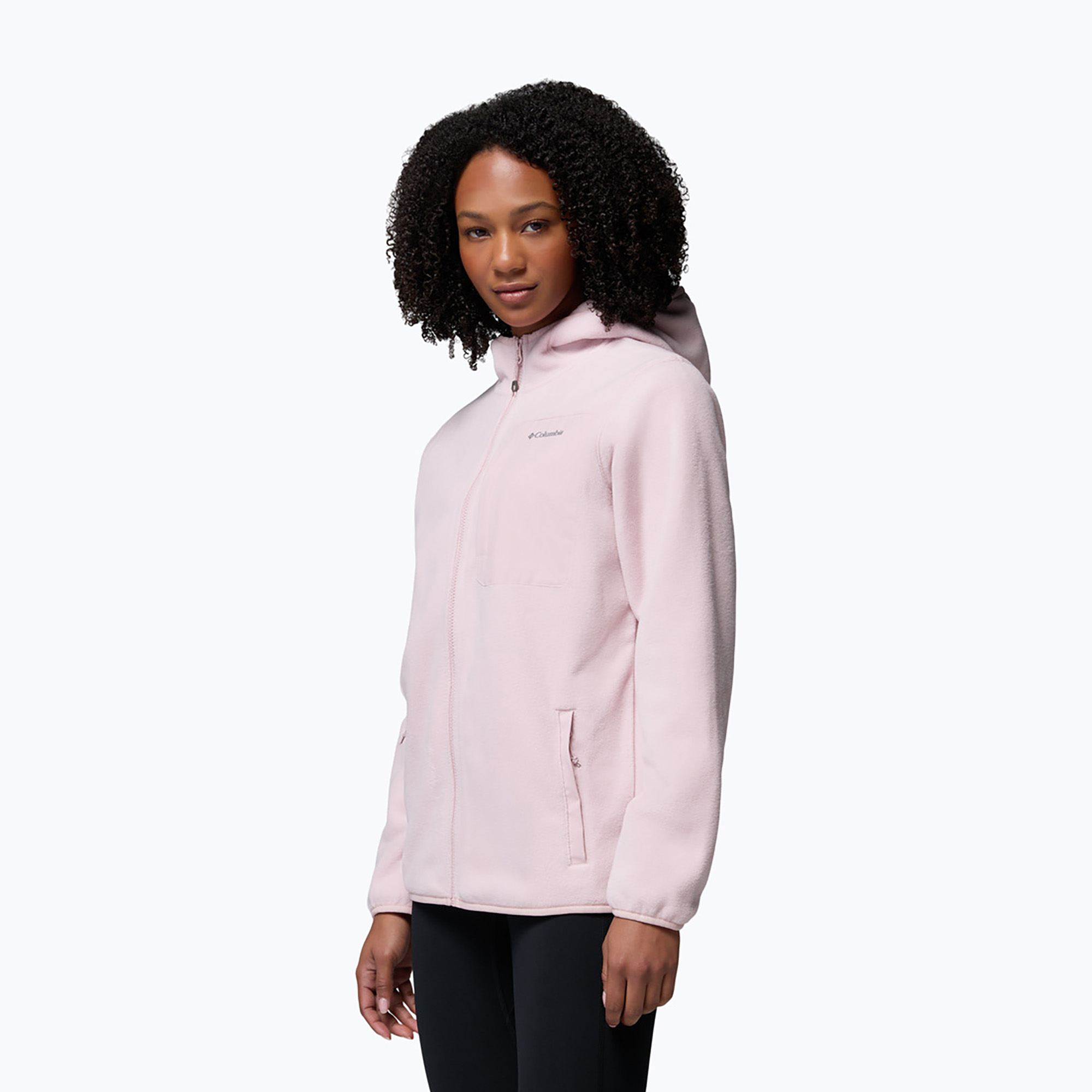 Dámska fleecová mikina Columbia Pacific Arch 200 Hooded Full Zip Fleece mineral pink