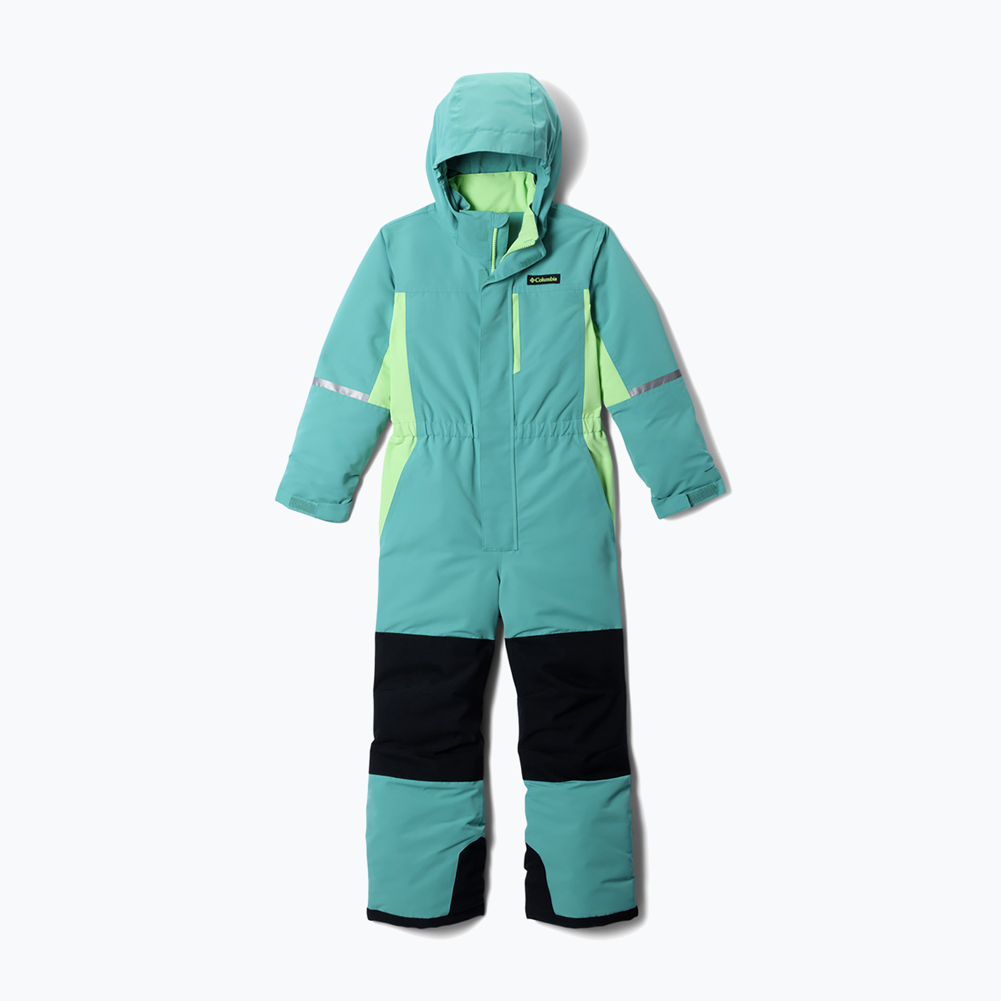 Детски скиорски гащеризон Columbia Buga IV SUIT teal/black