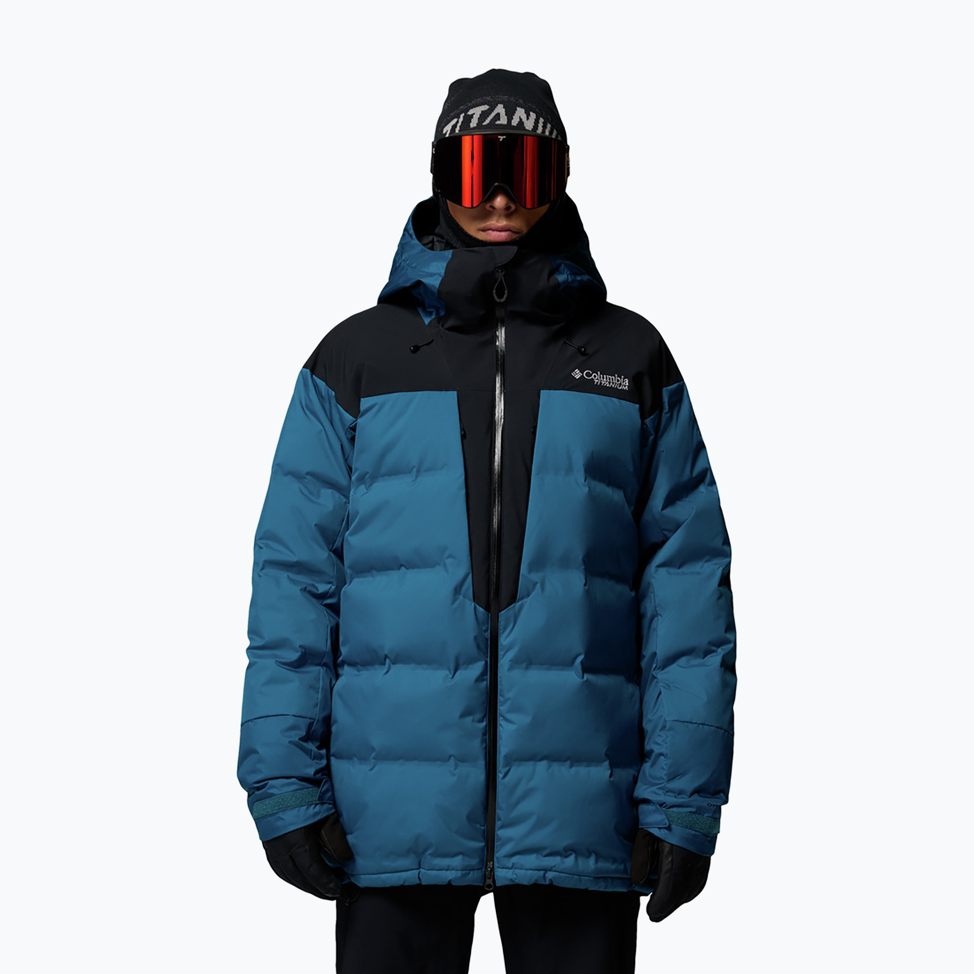 Kurtka narciarska męska Columbia Glacier Ridge Down phoenix blue/black | WYSYŁKA W 24H | 30 DNI NA ZWROT