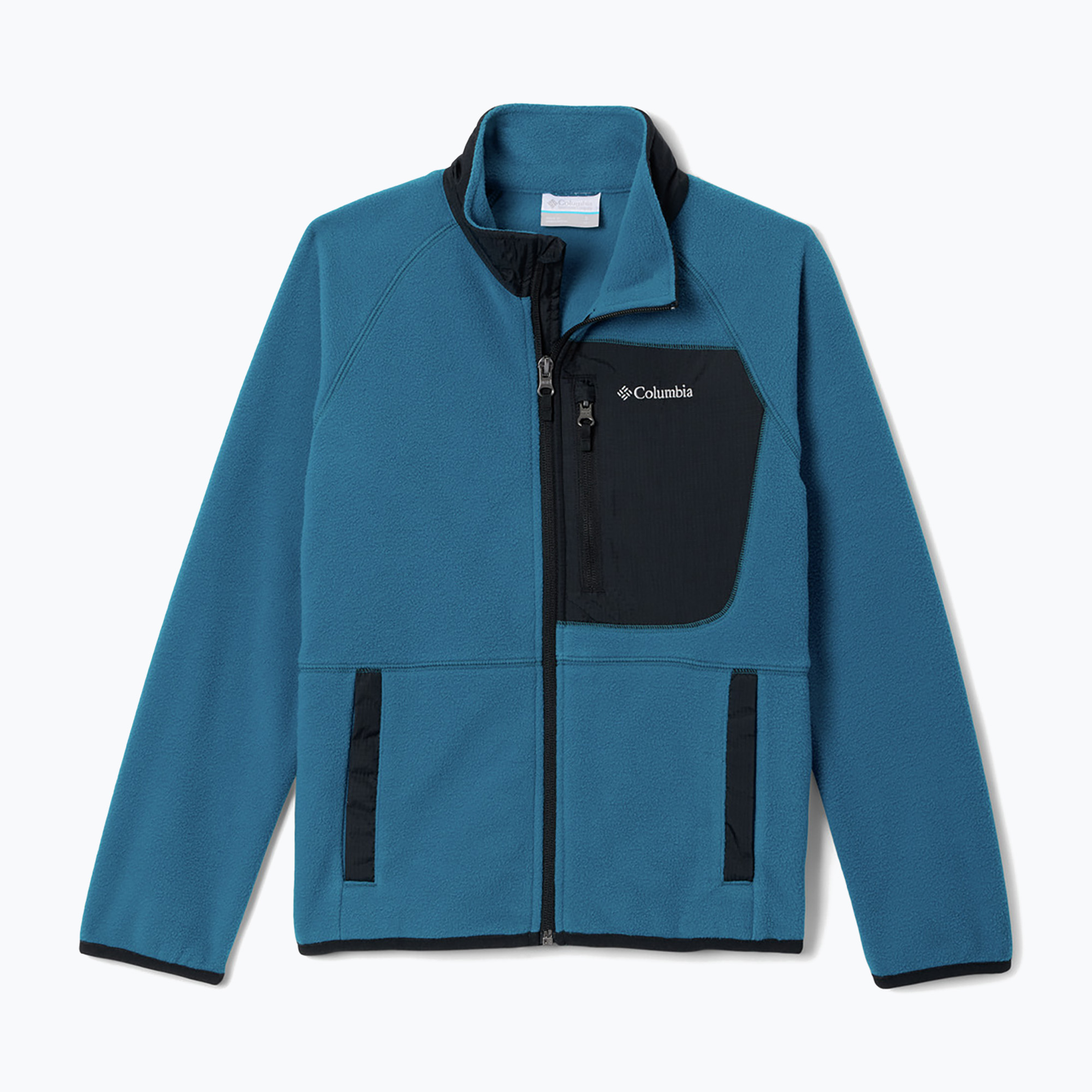 Bluză fleece pentru copii Columbia Fast Trek V Full Zip phoenix blue/black