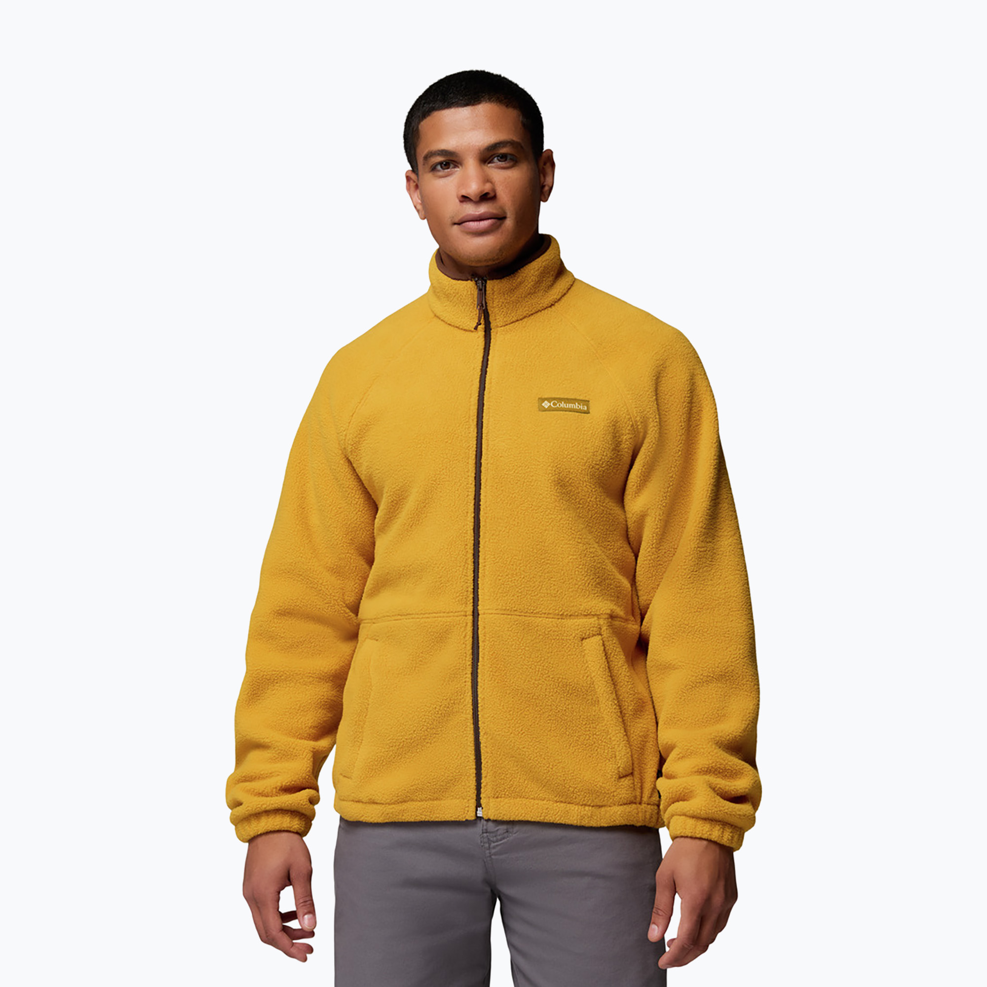 Pánska fleecová mikina Columbia Timber Crest MTR Fleece Full Zip squash