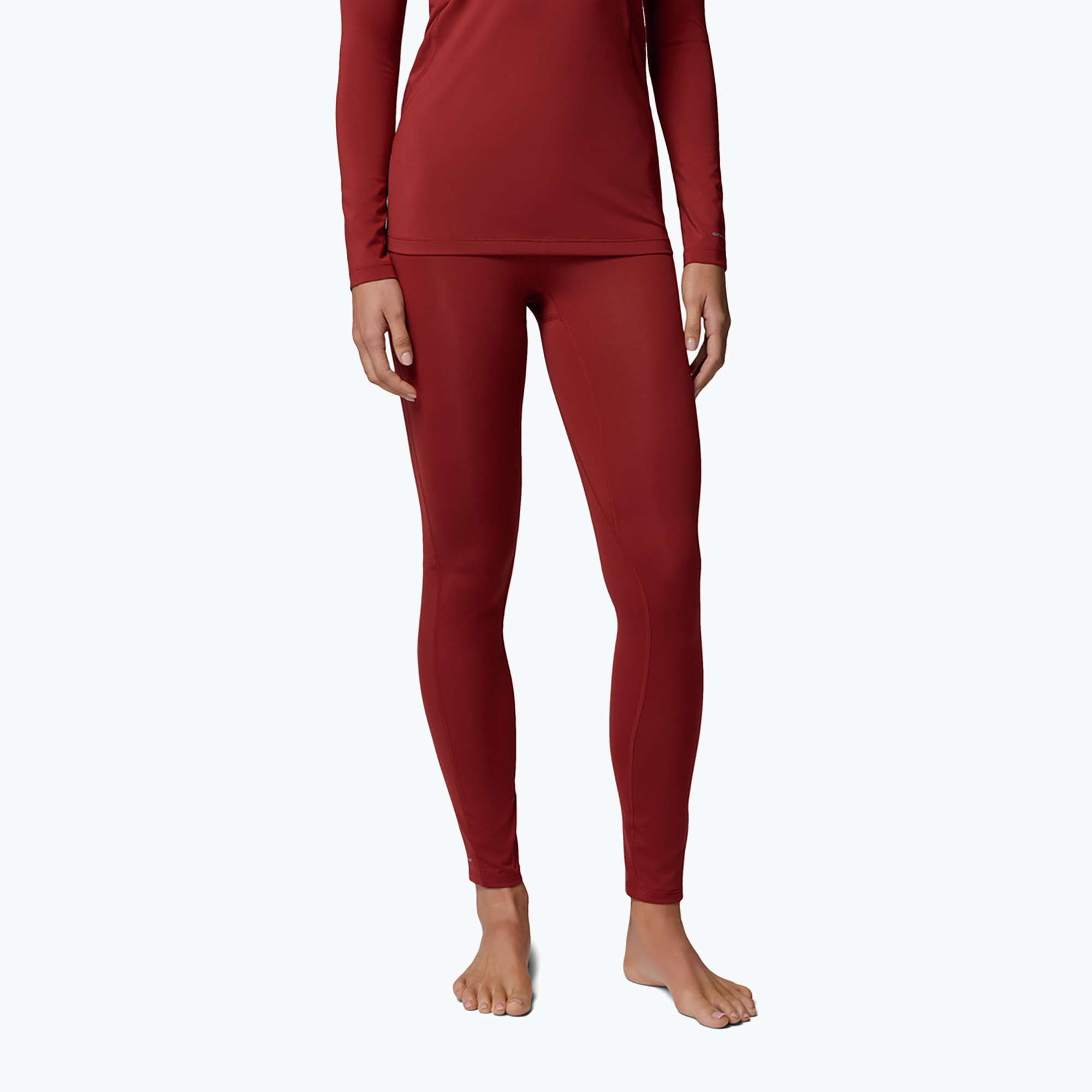 Pantaloni termoactivi pentru femei Columbia Midweight Stretch red oxide