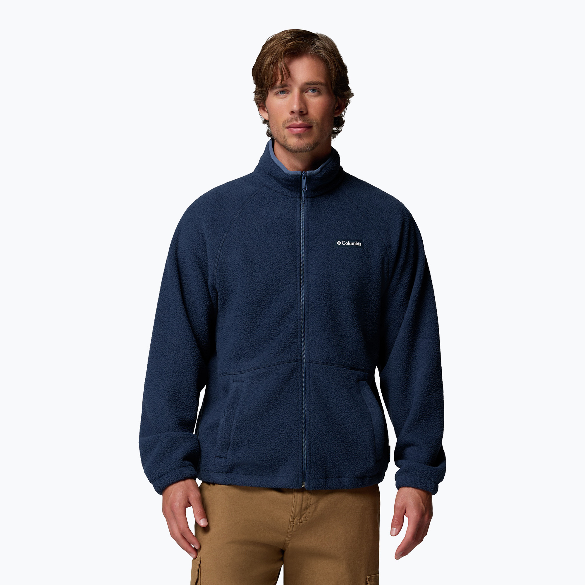 Мъжки поларен суитшърт Columbia Timber Crest MTR Fleece Full Zip collegiate navy