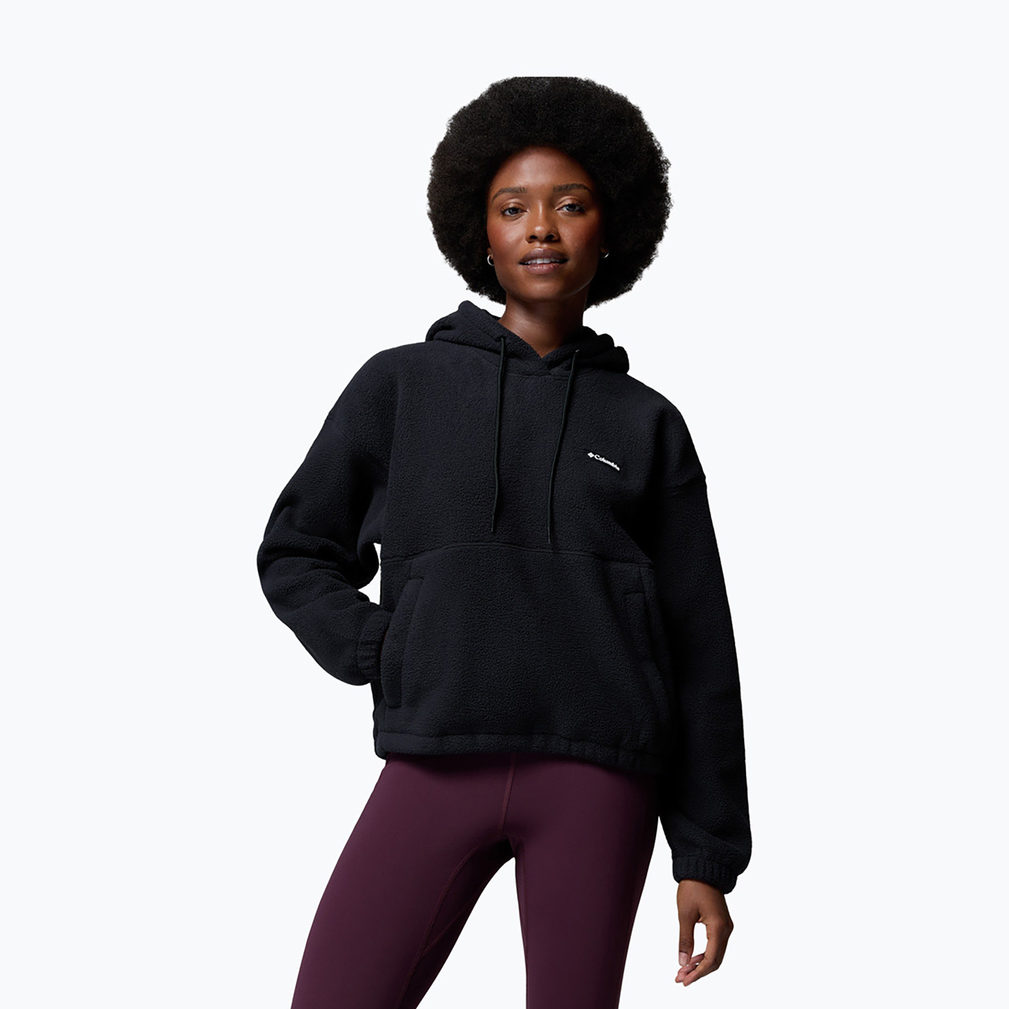 Дамски поларен суитшърт Columbia Timber Meadow MTR Fleece Hoodie black