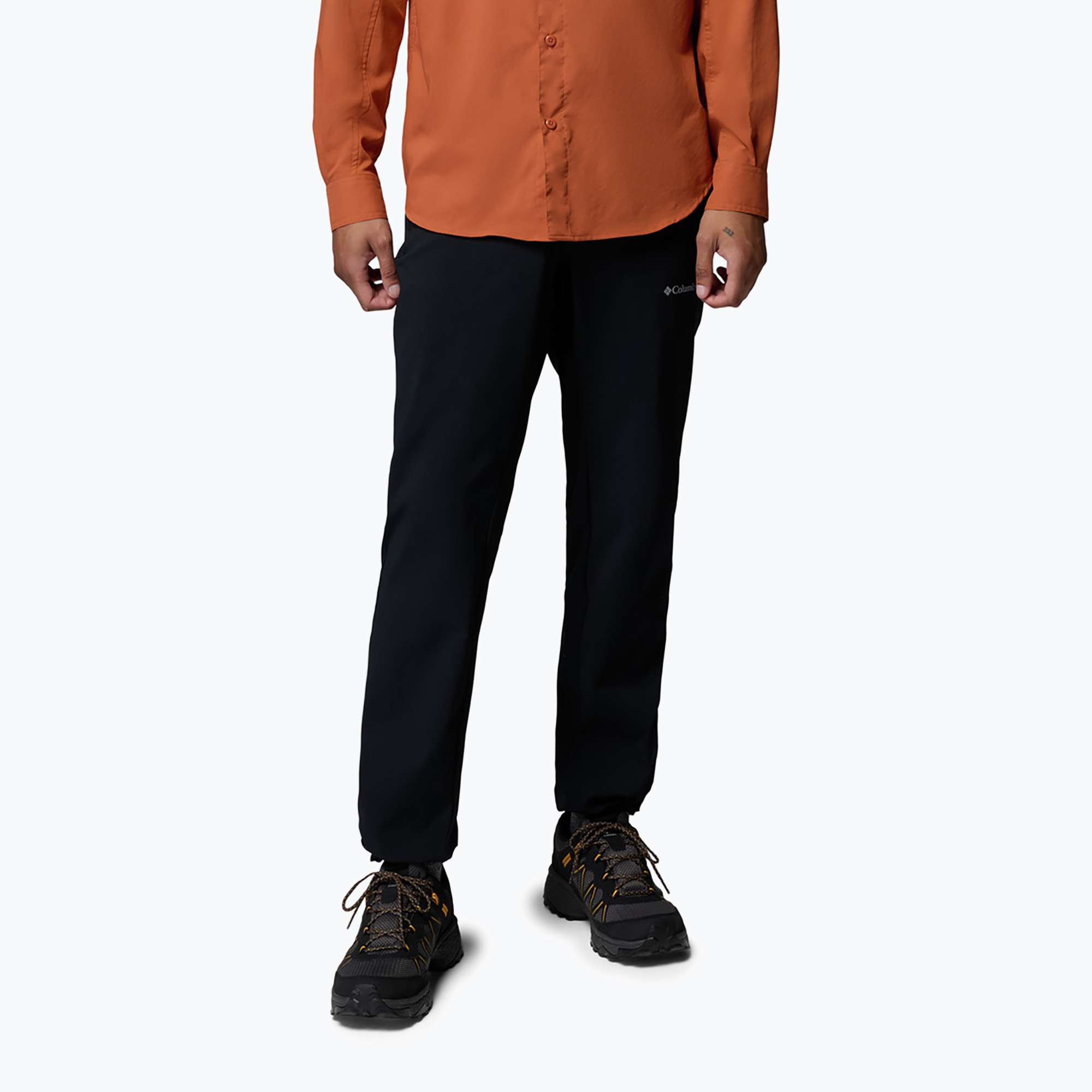 Мъжки туристически панталони Columbia Essential Hike™ Brushed Back black