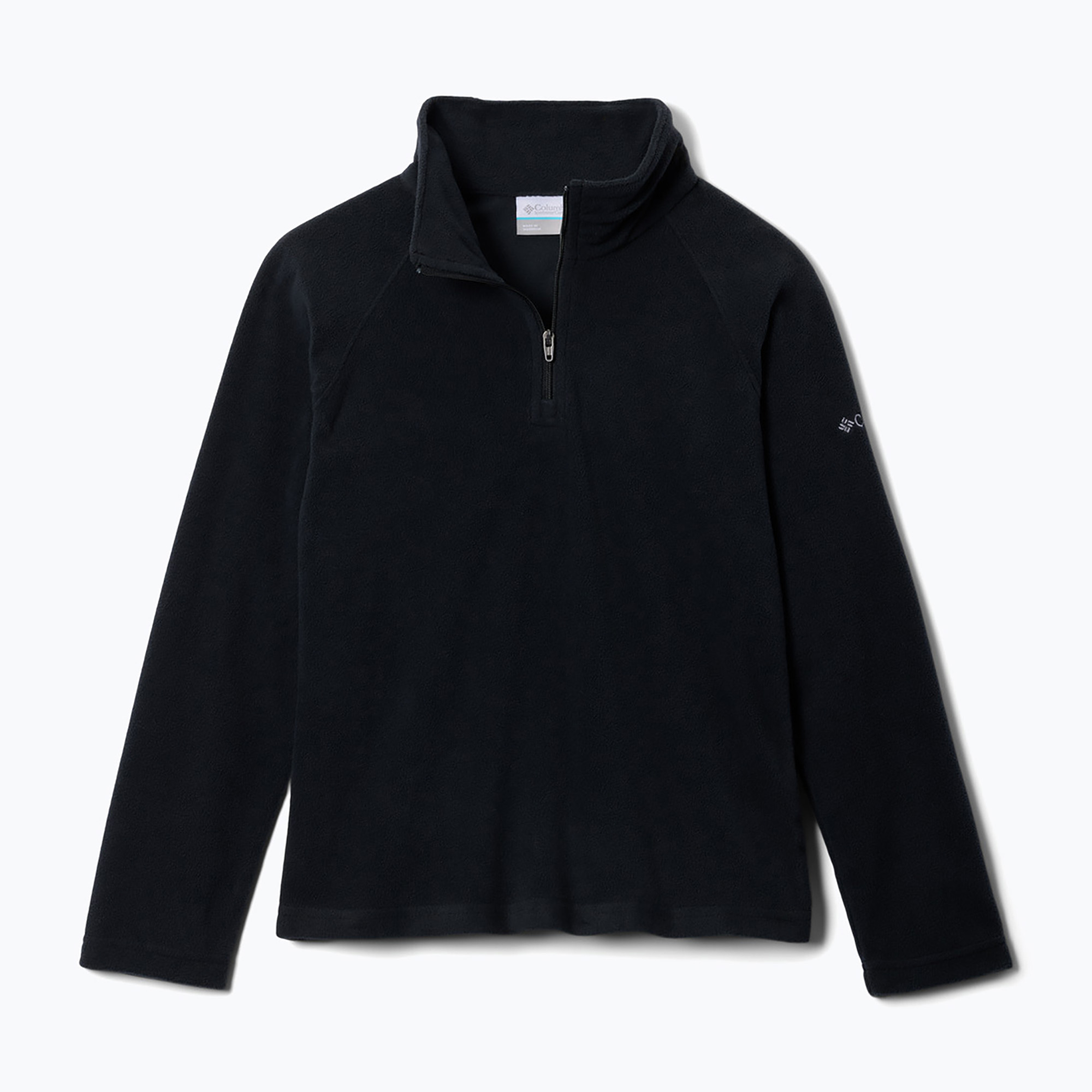 Bluză fleece pentru copii Columbia Glacial Fleece Half Zip Black