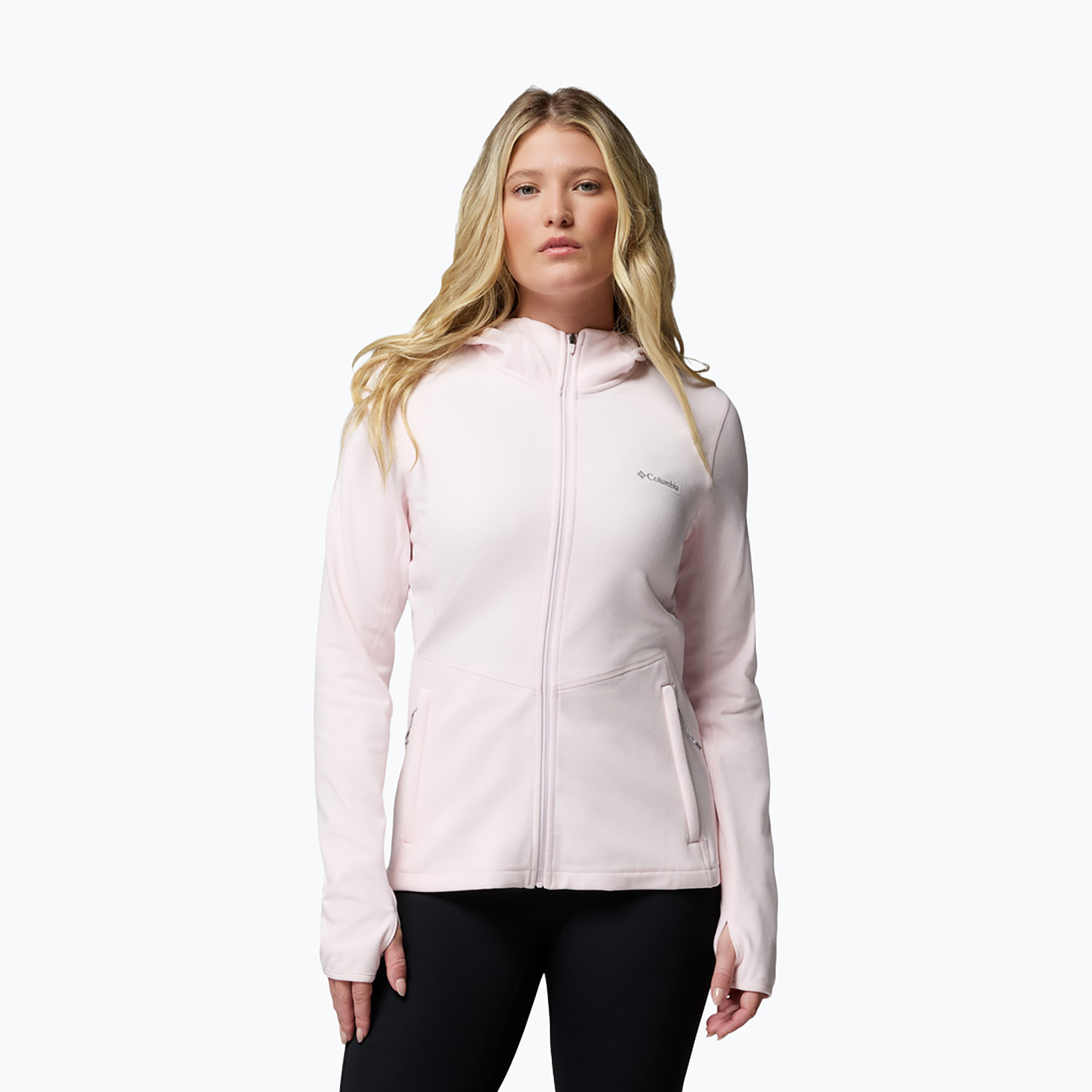 Дамско яке Columbia Star Valley Hooded Full Zip powder pink