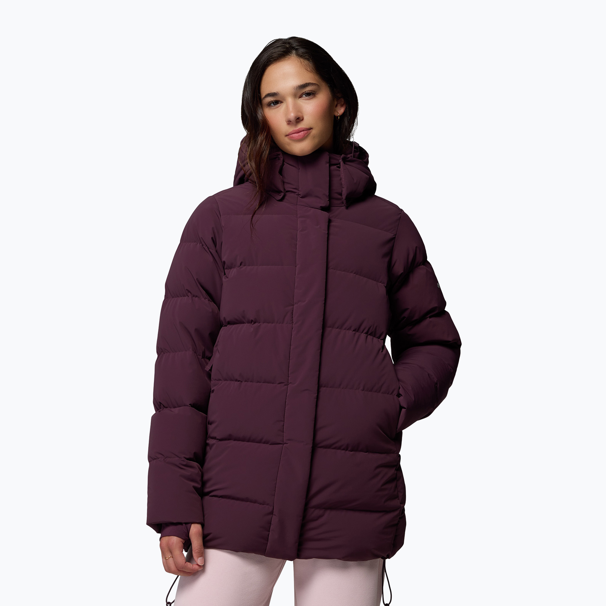 Dámská péřová bunda Columbia Amaze Puff Mid Hooded moonvista