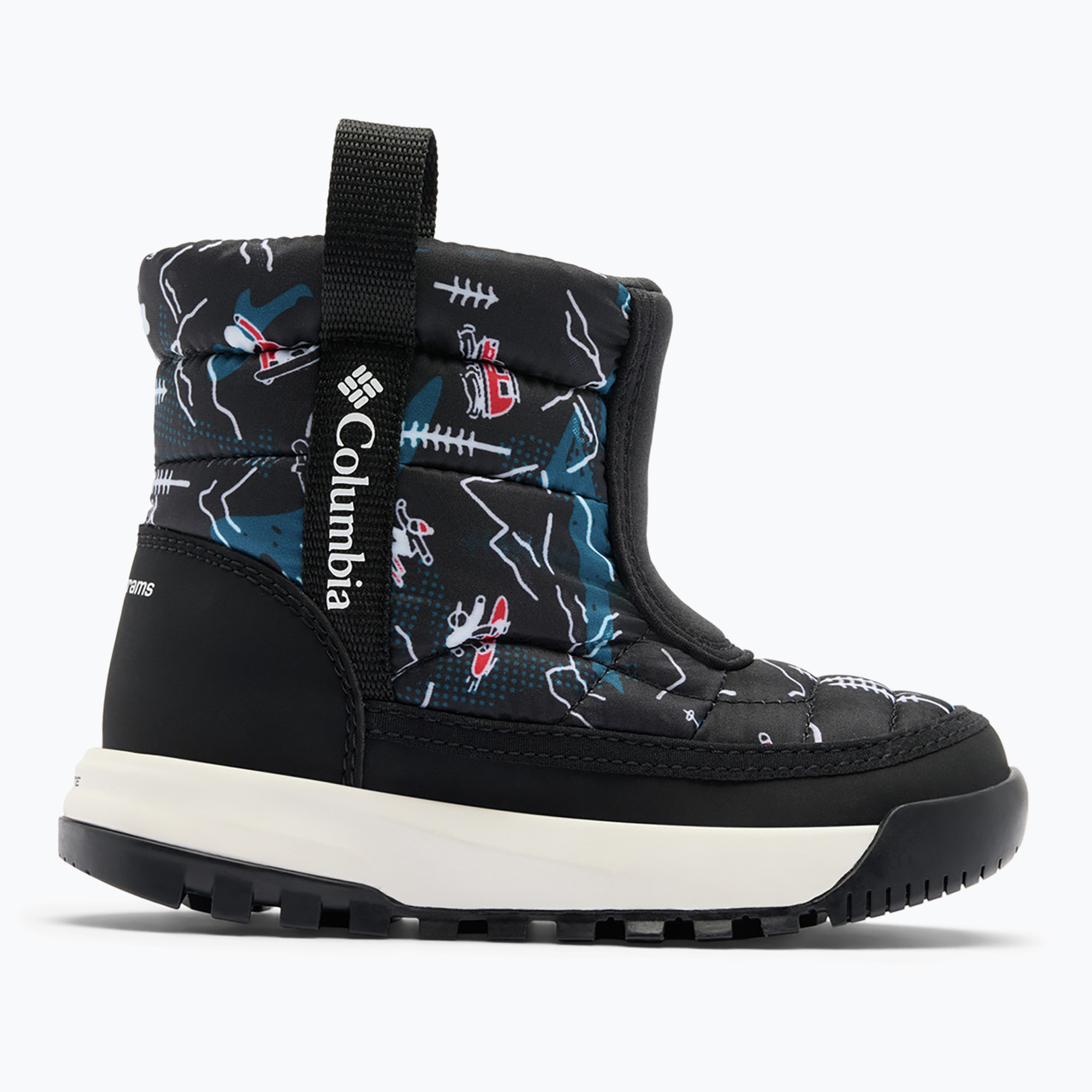 Детски ботуши за сняг Columbia Youth Snowtrot Mid Black/Black Mountopia