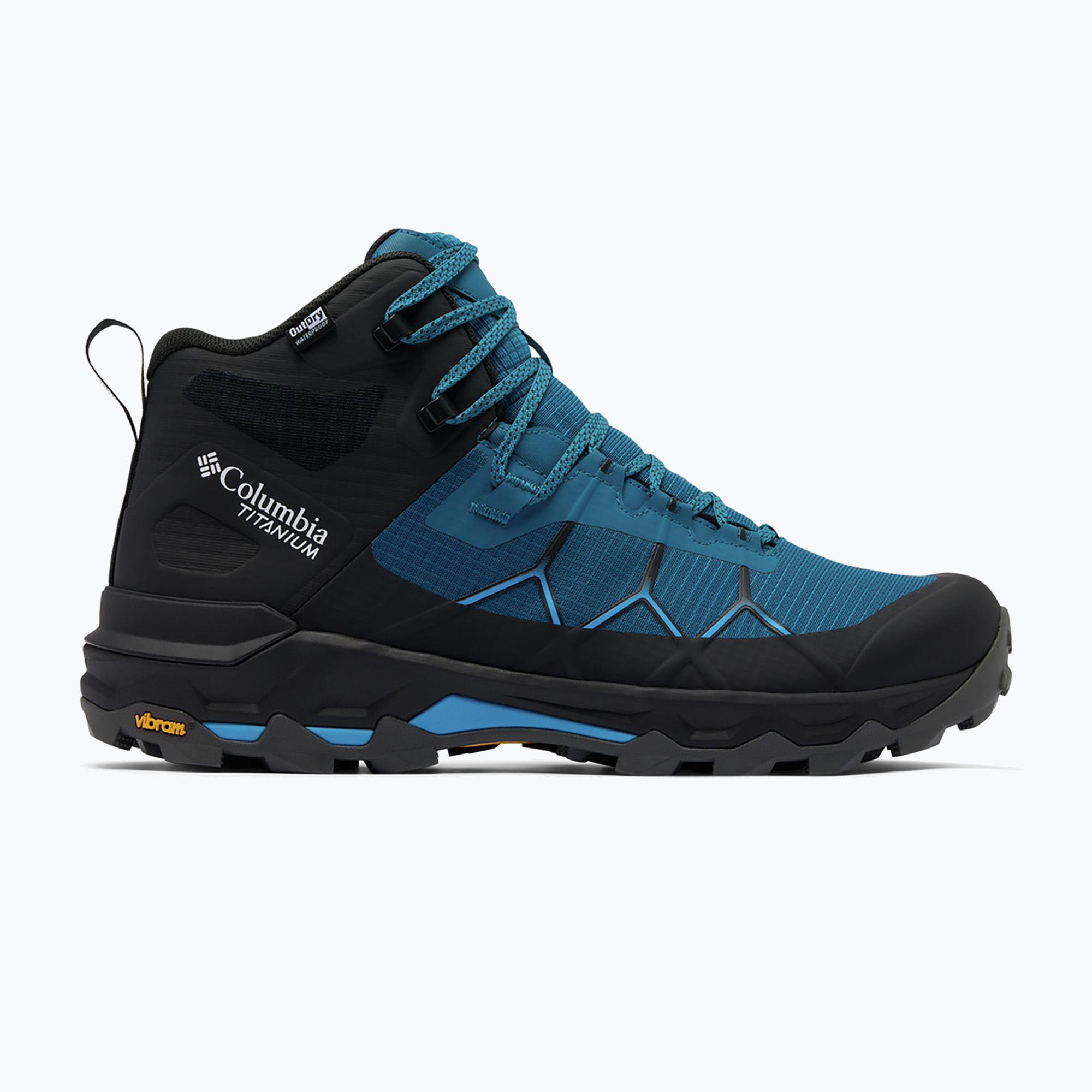 Încălțăminte de trekking pentru bărbați Columbia Peakfreak Titanum Outdry Mid phoenix blue/compass blue