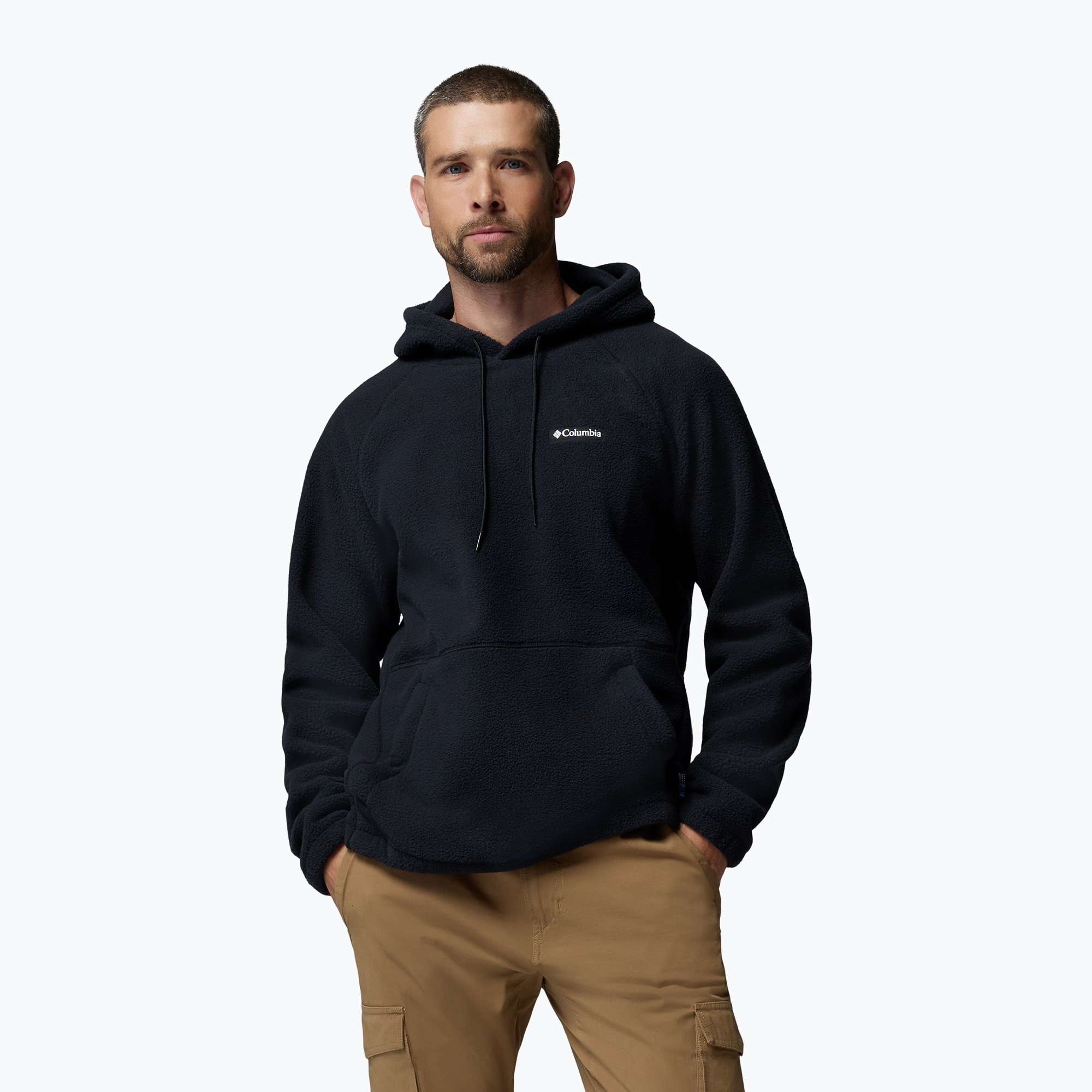 Bluză fleece pentru bărbați Columbia Timber Crest MTR Fleece Hoodie black