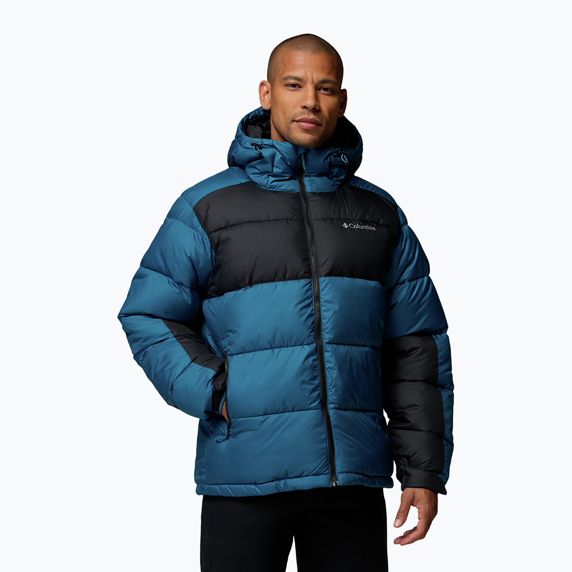 Geacă izolată pentru bărbați Columbia Pike Lake II Hooded phoenix blue/black