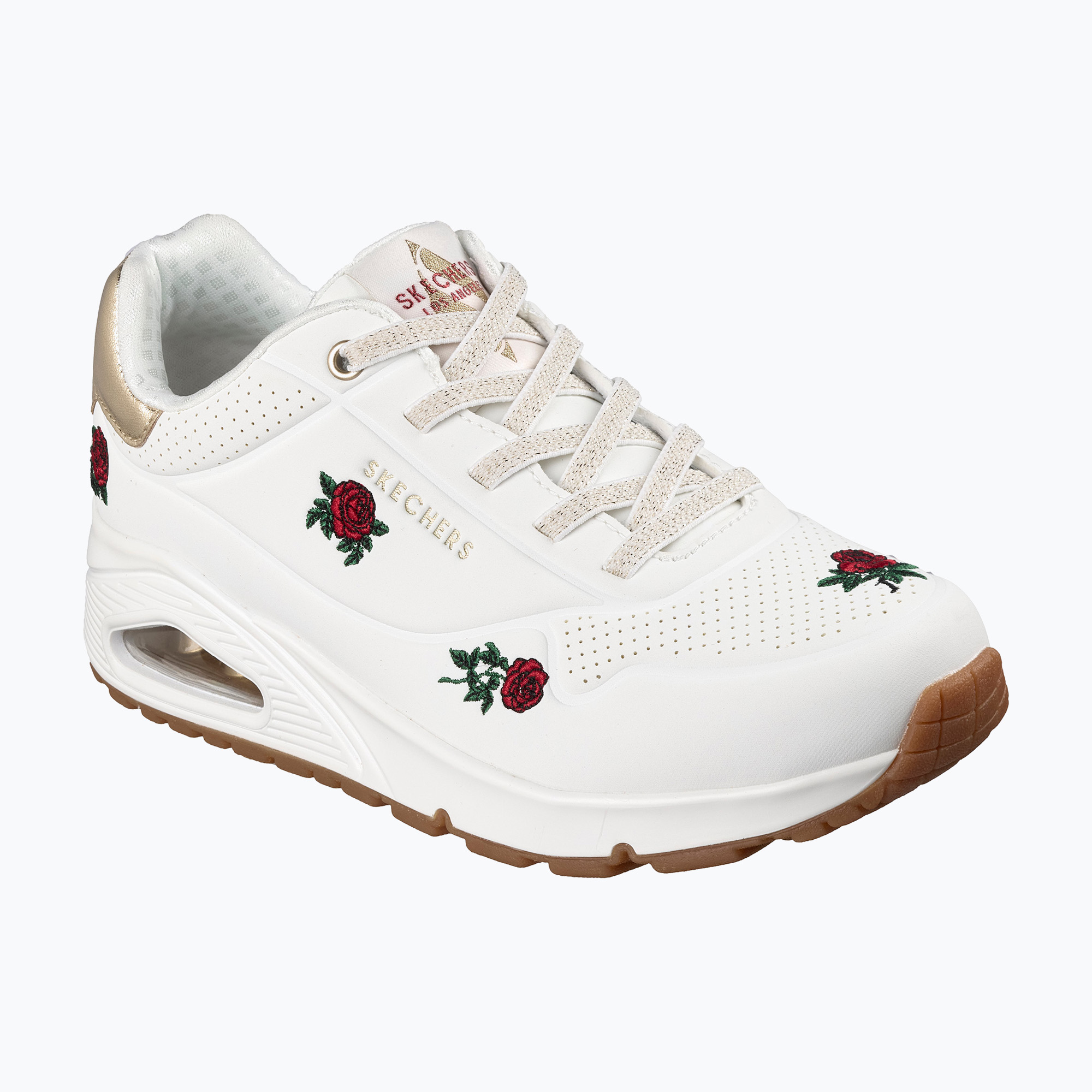 Buty damskie SKECHERS Uno Champagne & Roses white 