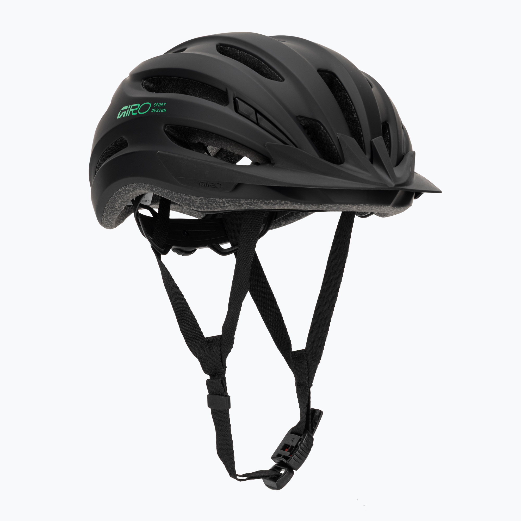Детска велосипедна каска Giro Register II matte black/vivid green