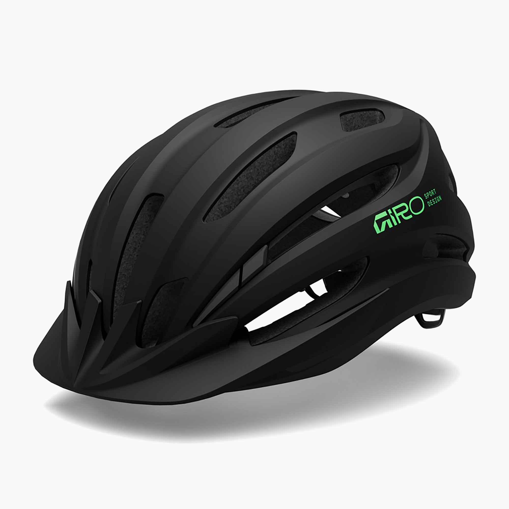 Детска велосипедна каска Giro Register II matte black/vivid green