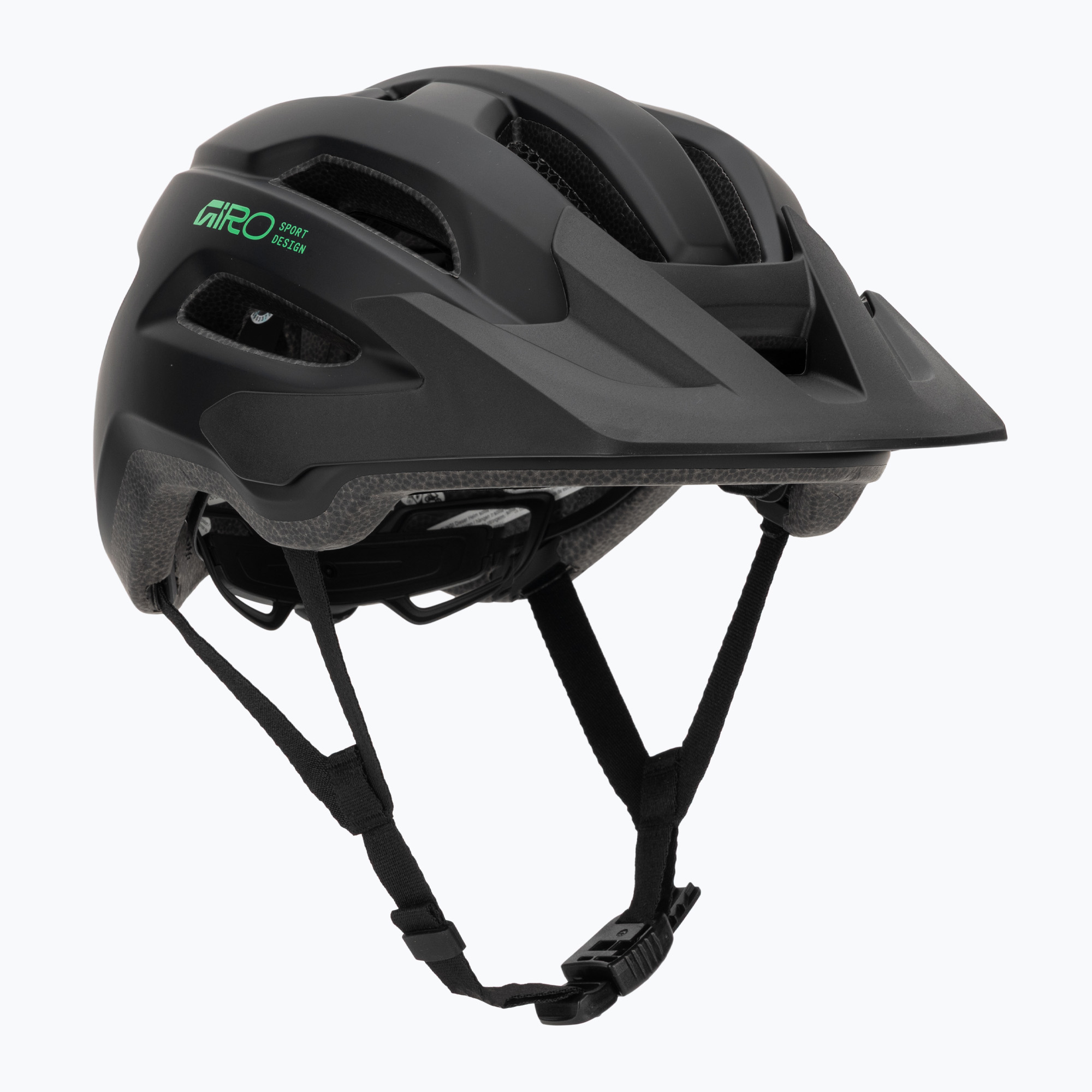 Детска велосипедна каска Giro Fixture II MIPS matte black/vivid green
