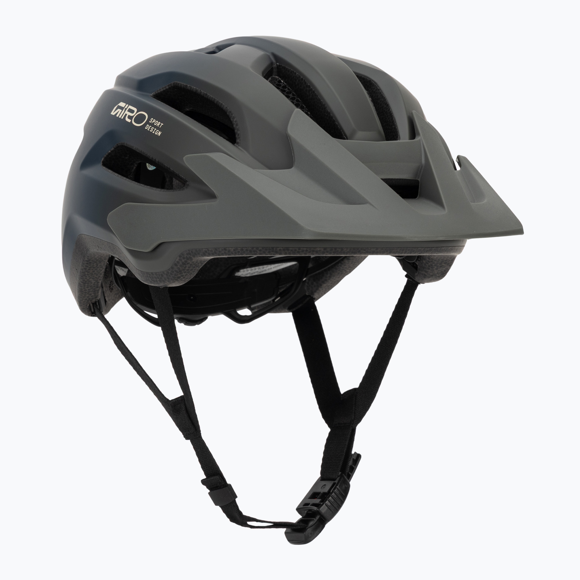 Детска велосипедна каска Giro Fixture II matte dark sage/sapphire fade