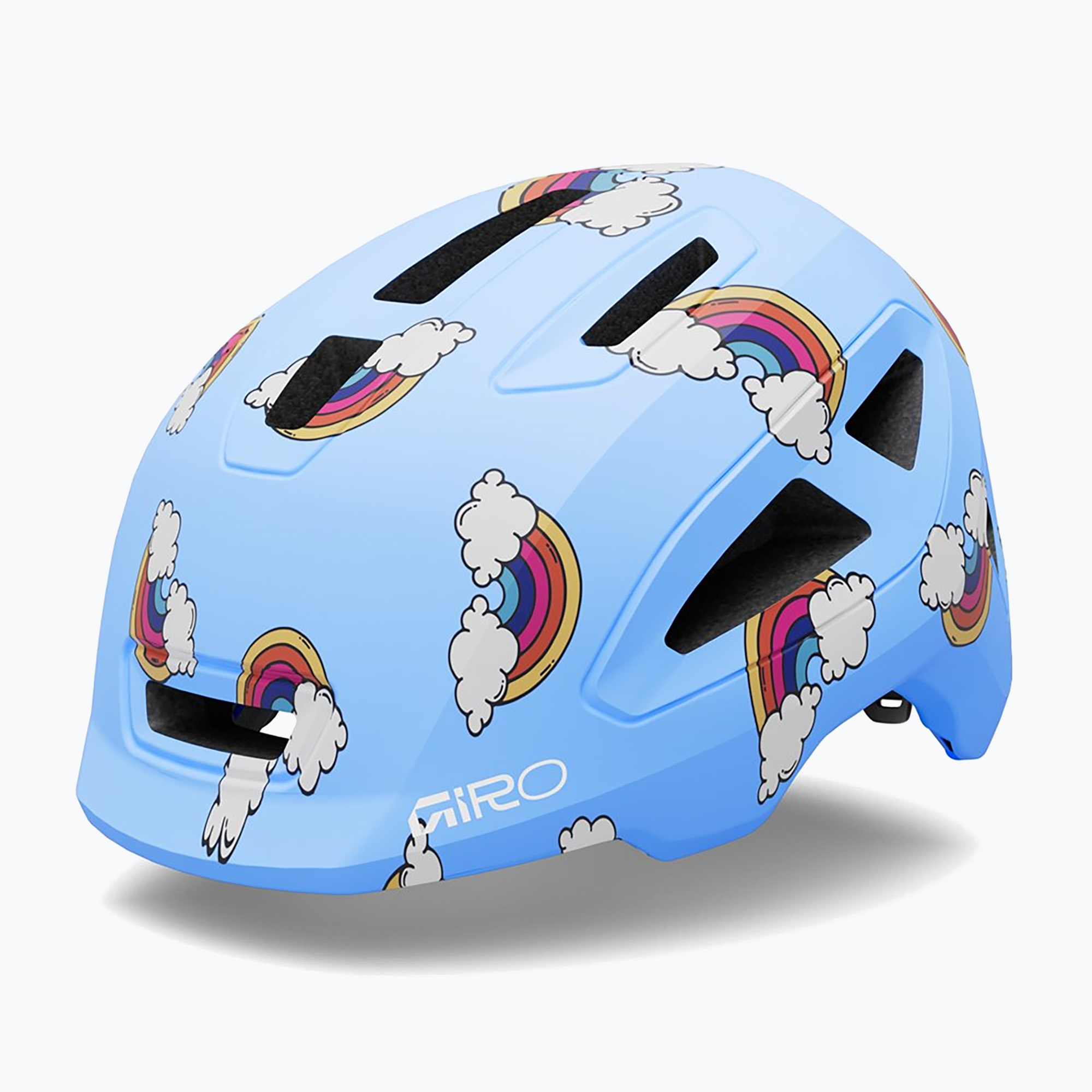 Детска велосипедна каска Giro Scamp II matte multi rainbow