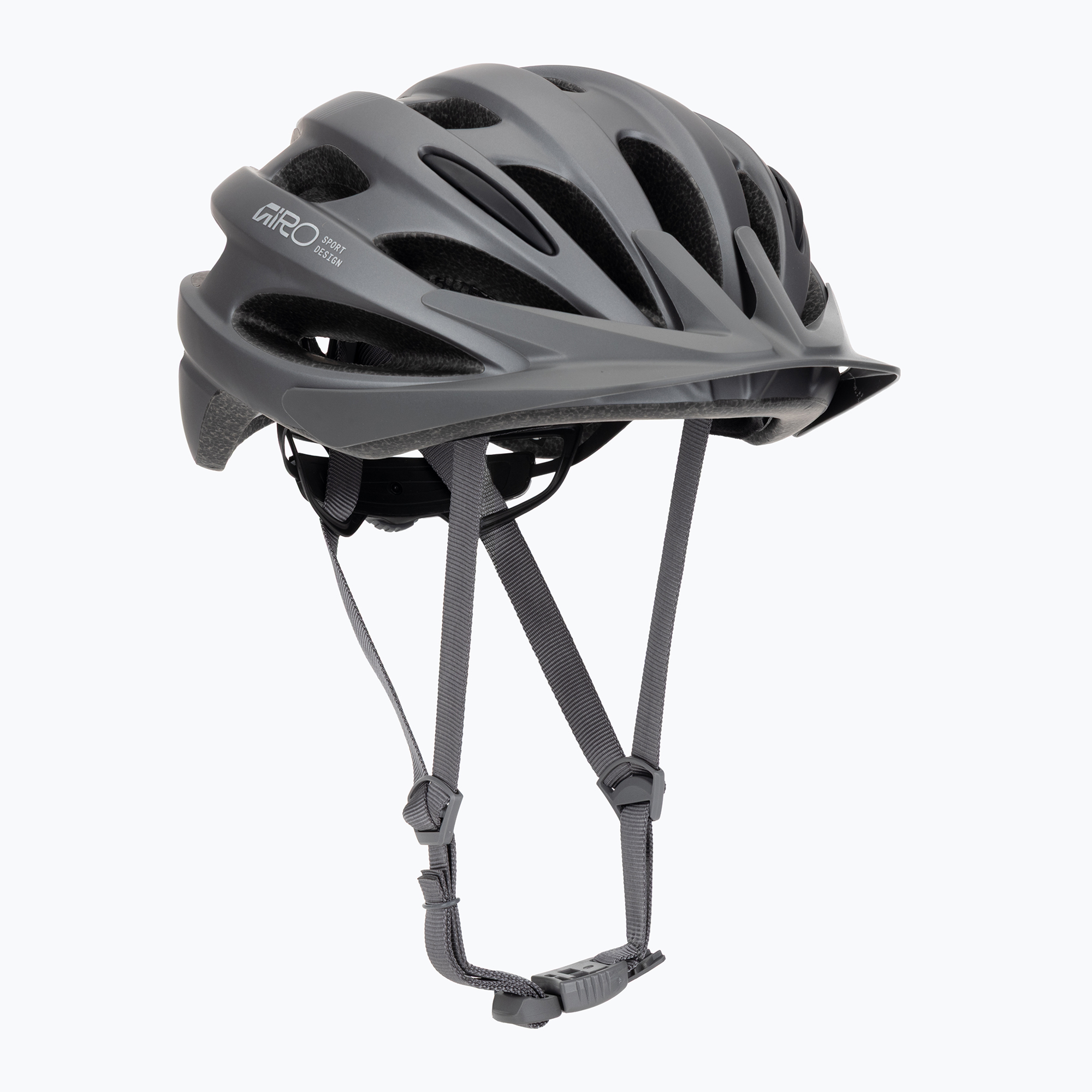Велосипедна каска Giro Revel 2026 matte titanium/white