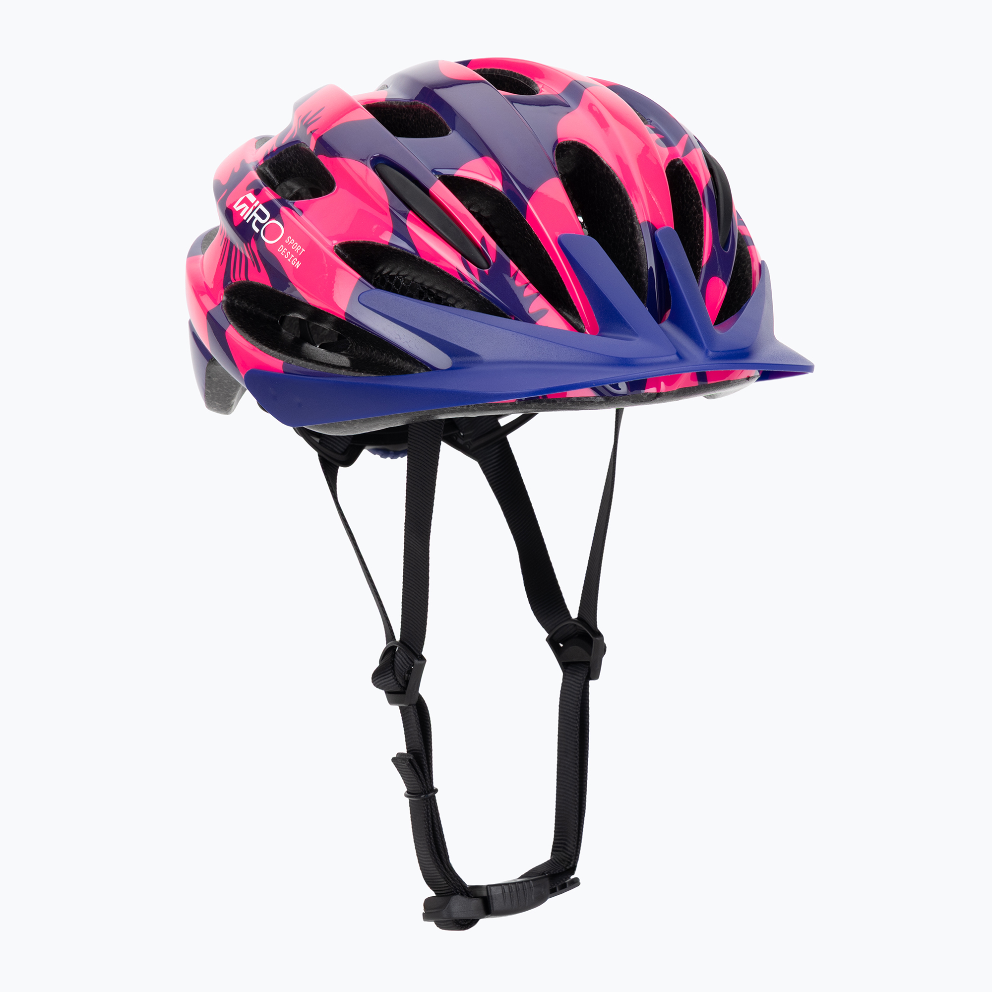 Детска велосипедна каска Giro Raze pink flowers