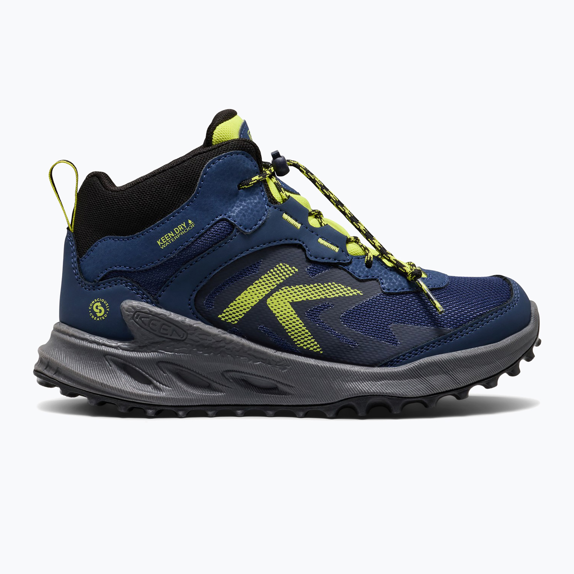 Детски обувки за трекинг KEEN Zionic Mid Wp naval academy/evening primrose