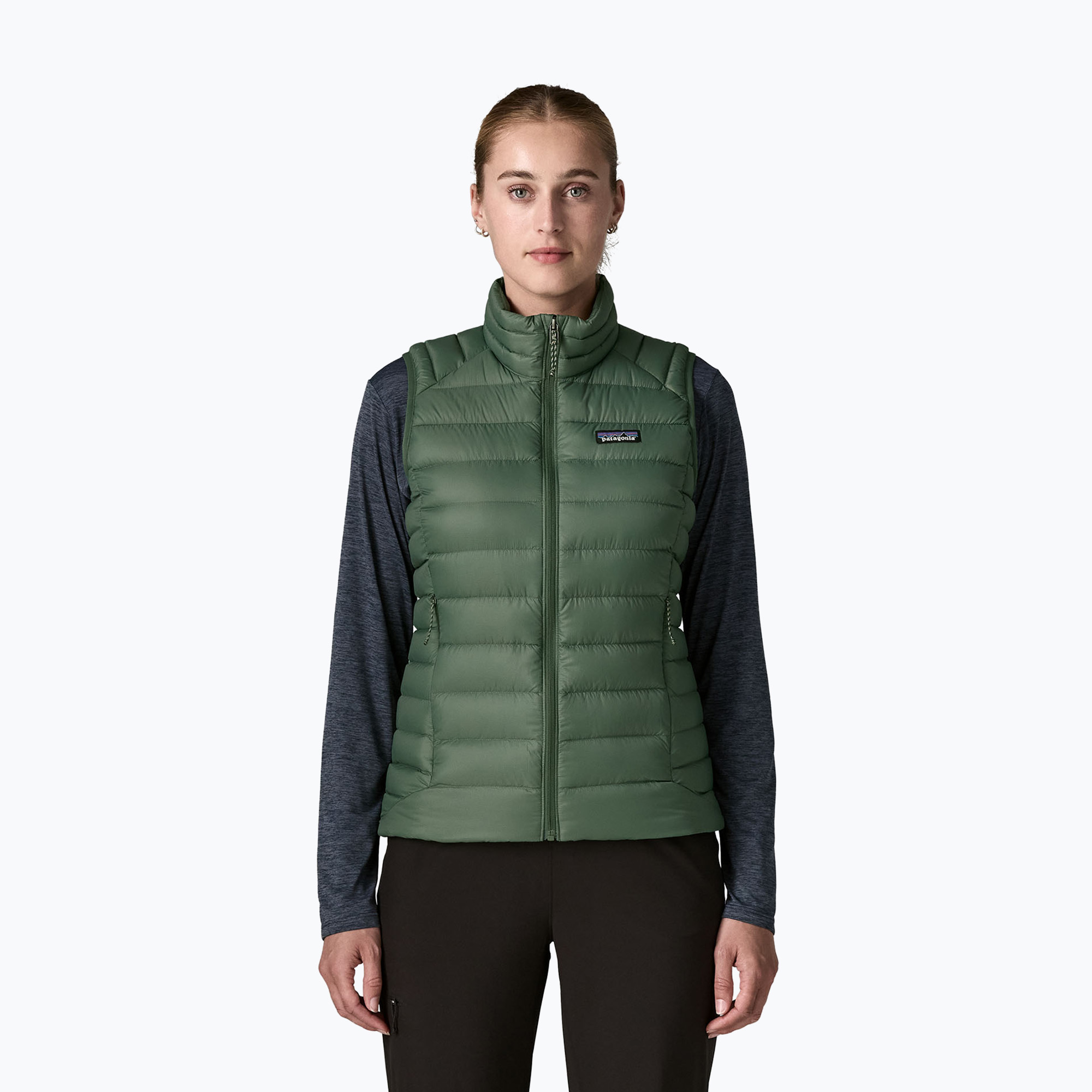 Vestă pentru femei Patagonia Down Sweater canopy green