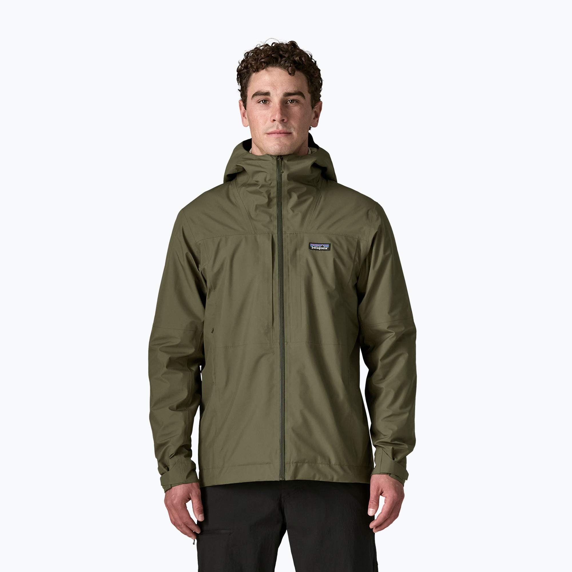 Мъжко яке за дъжд Patagonia Insulated Boulder Fork Rain basin green