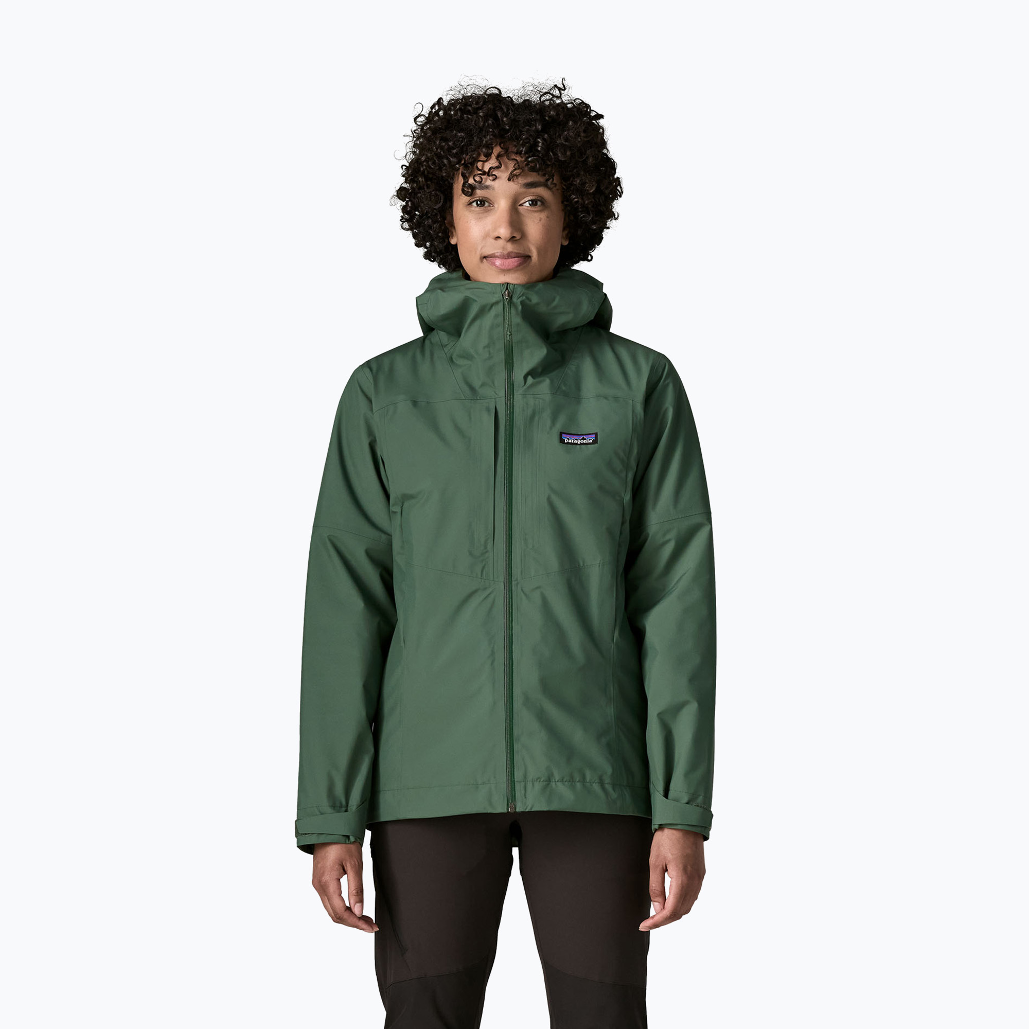 Geacă de ploaie pentru femei Patagonia Insulated Boulder Fork Rain canopy green