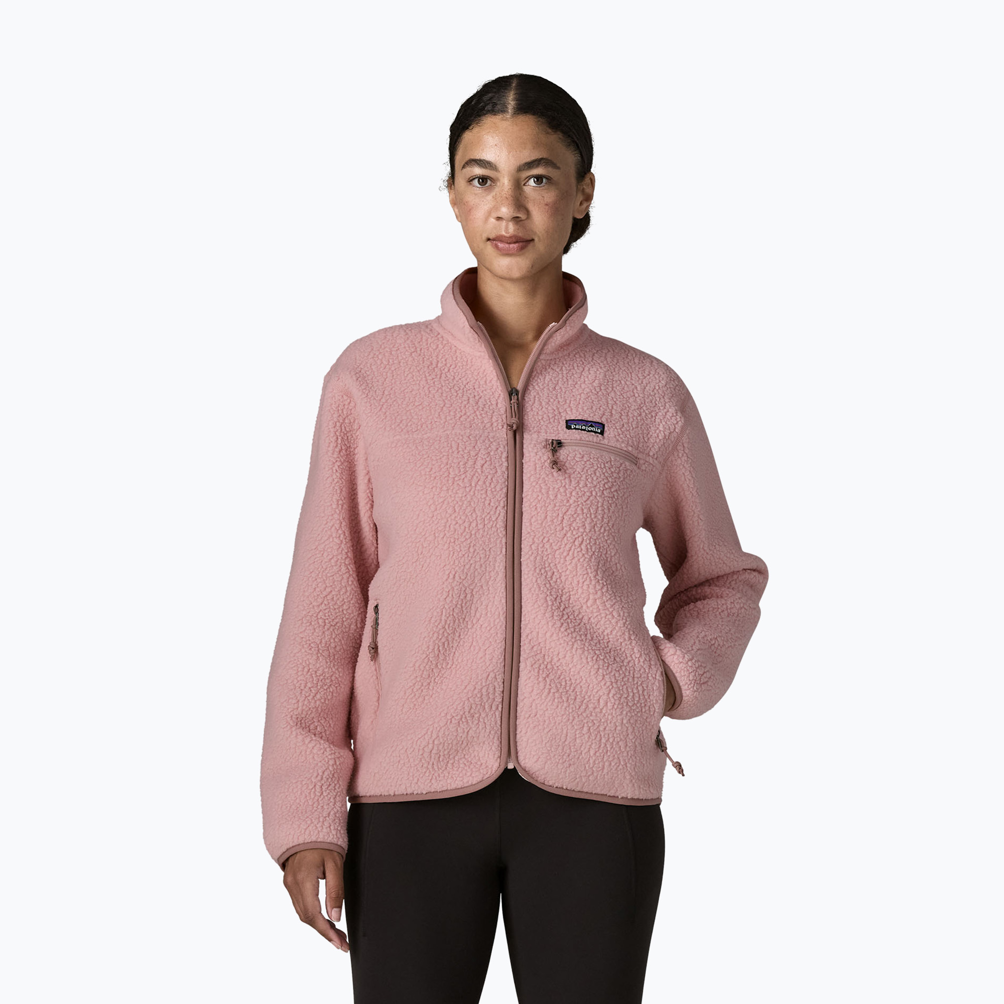 Bluză fleece pentru femei Patagonia Retro Pile fuzzy mauve