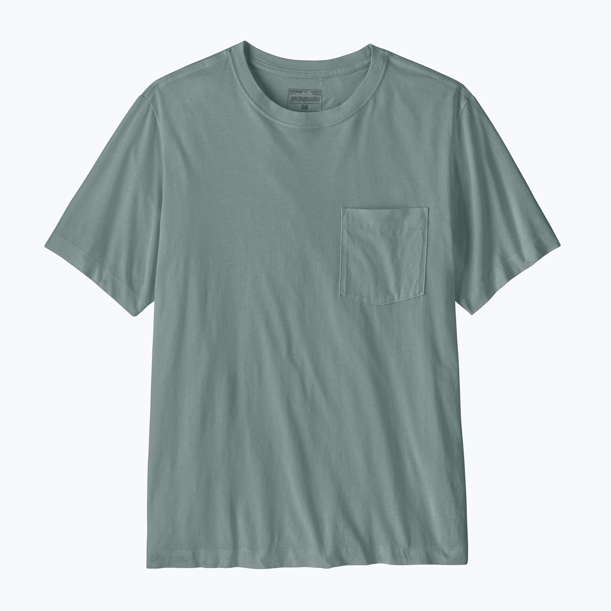 Мъжка тениска Patagonia Daily Pocket Tee blue sage