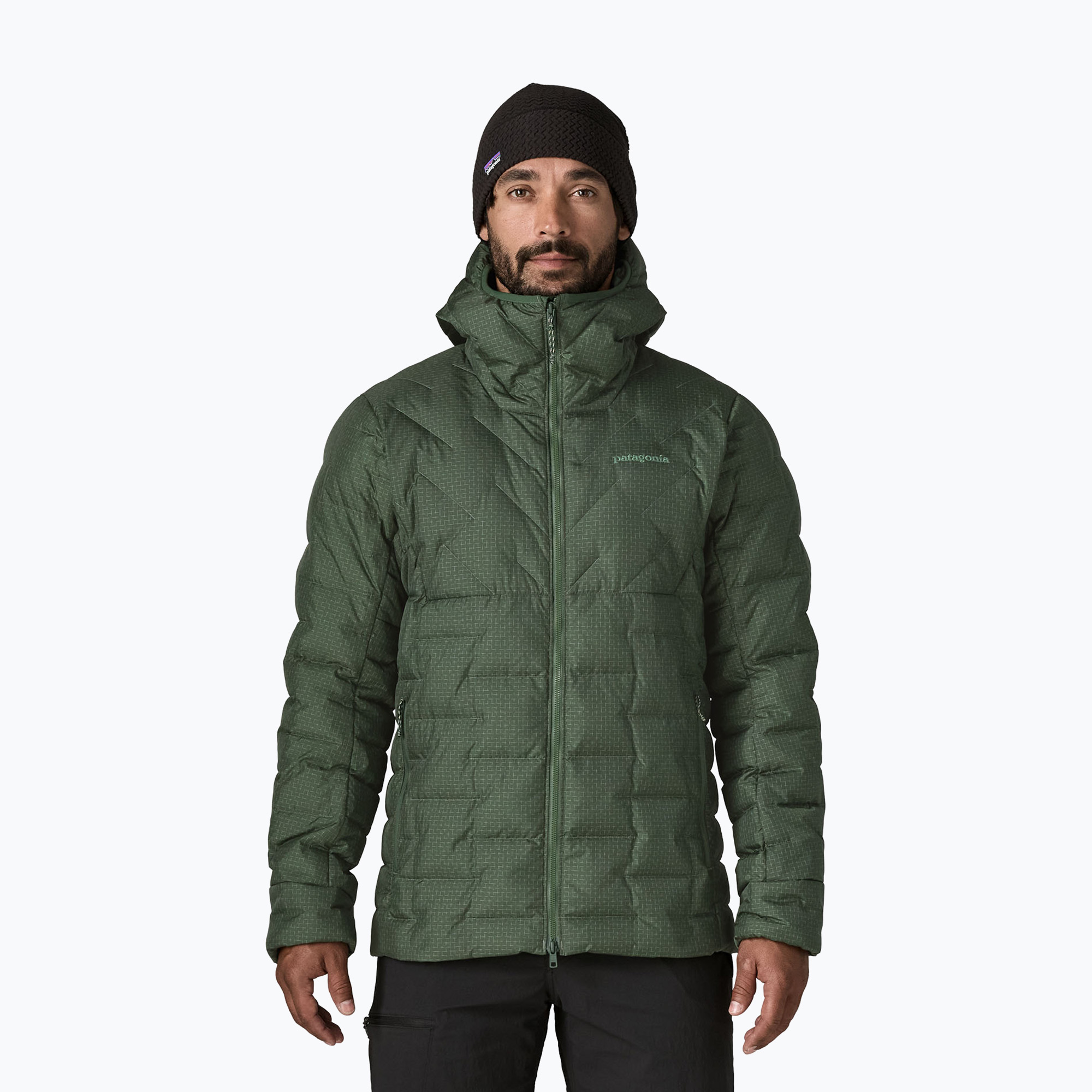 Geacă cu puf Patagonia Durable Down Hoody treeline green
