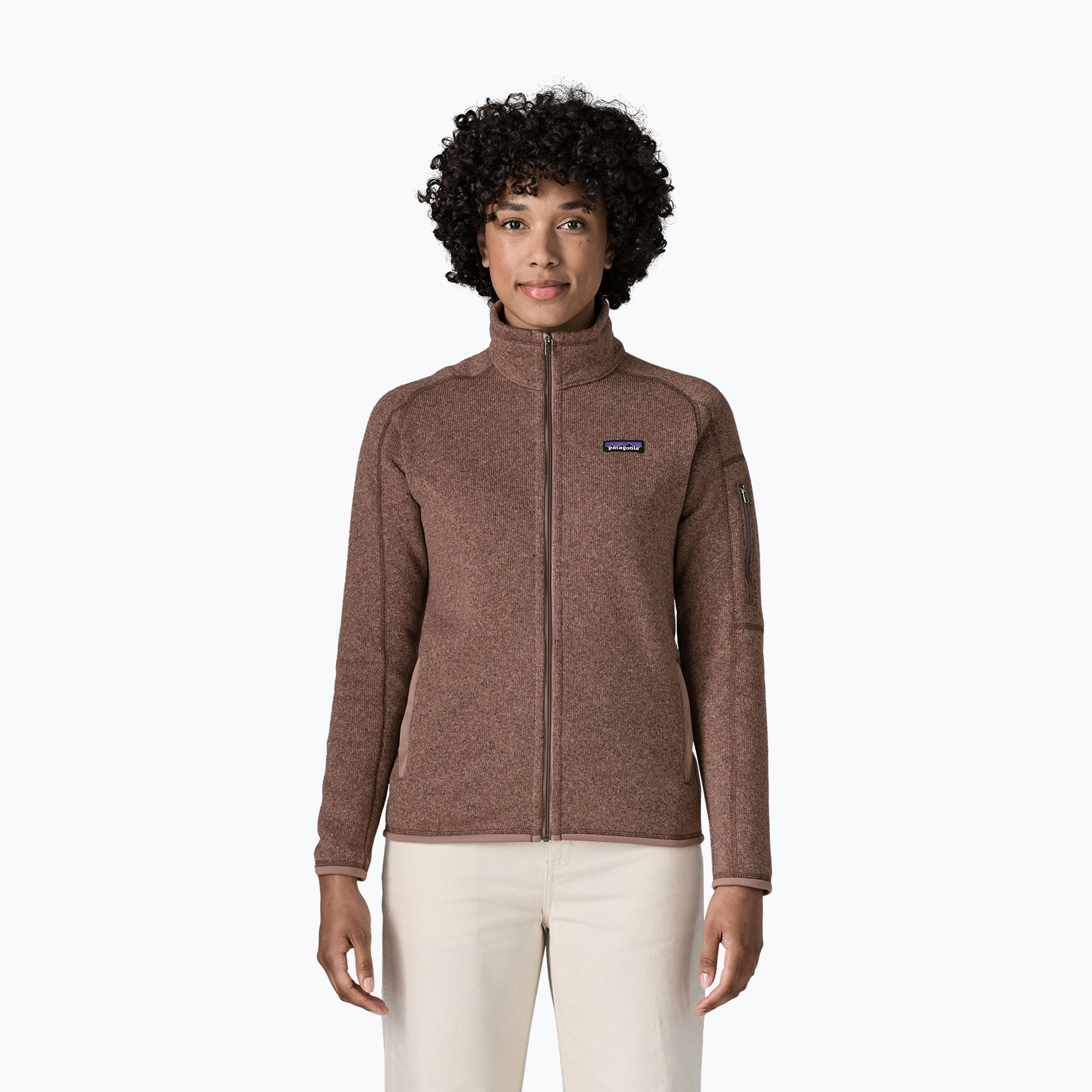 Дамски суитшърт за трекинг Patagonia Better Sweater moonrise taupe