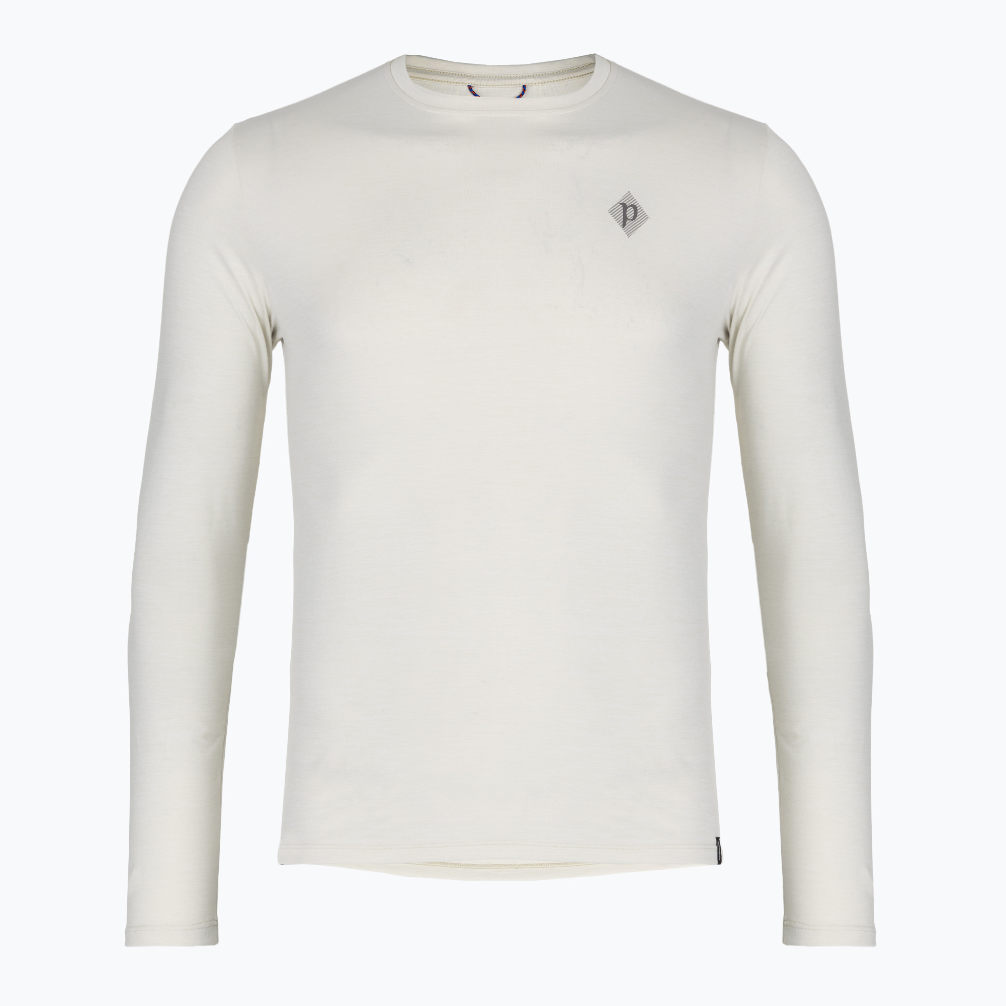 Pánske trekové tričko longsleeve Patagonia Cap Cool Daily Hut Tripper LS dyno white