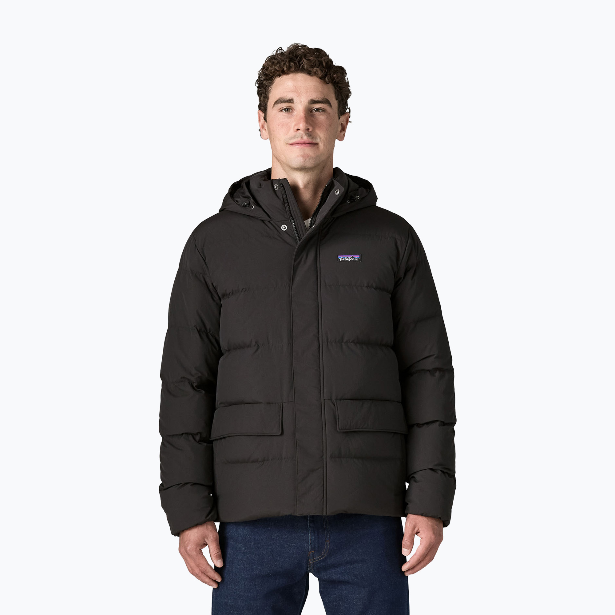Мъжко пухено яке Patagonia Sisar Down Hoody black