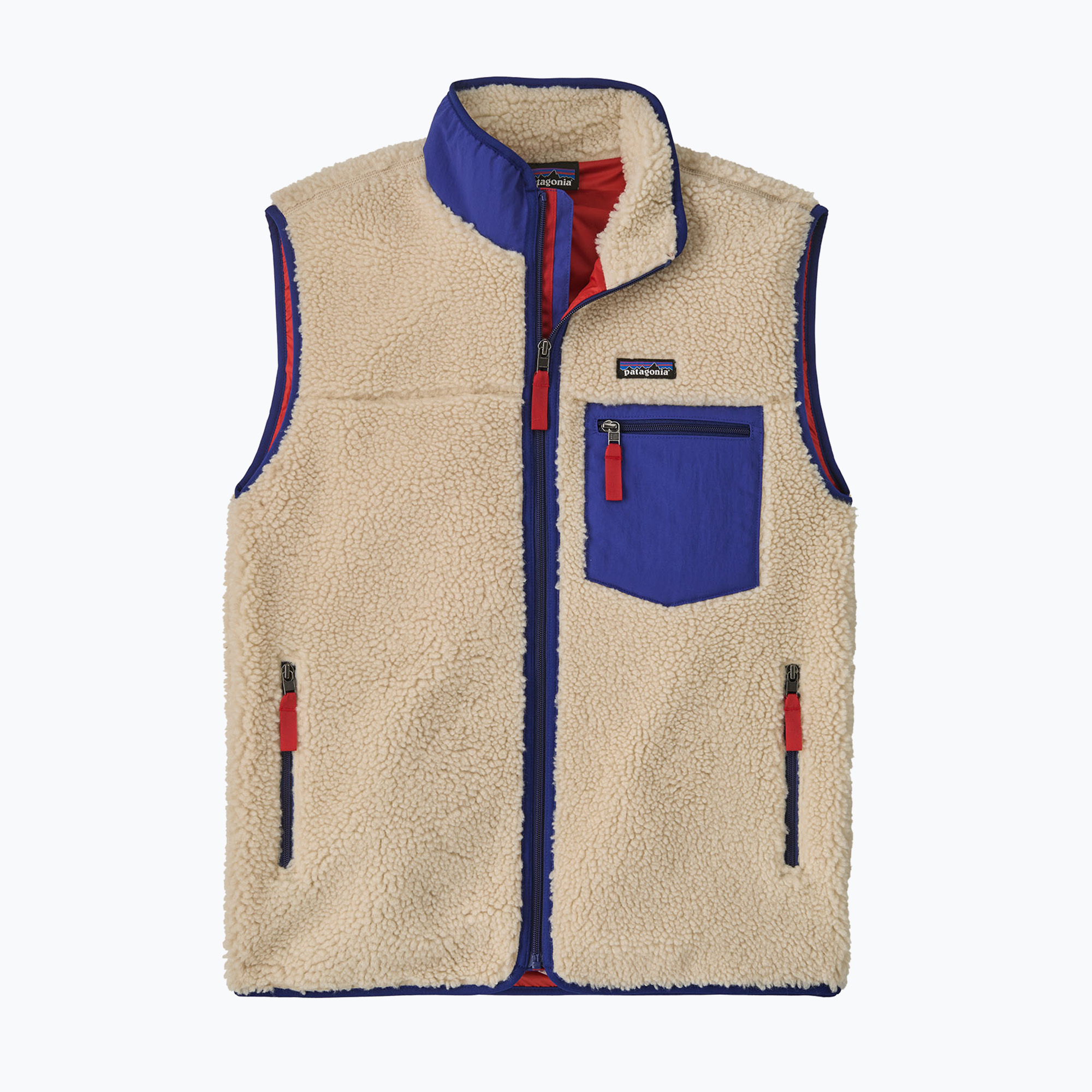 Мъжки елек Patagonia Classic Retro-X dark natural w/cobalt blue