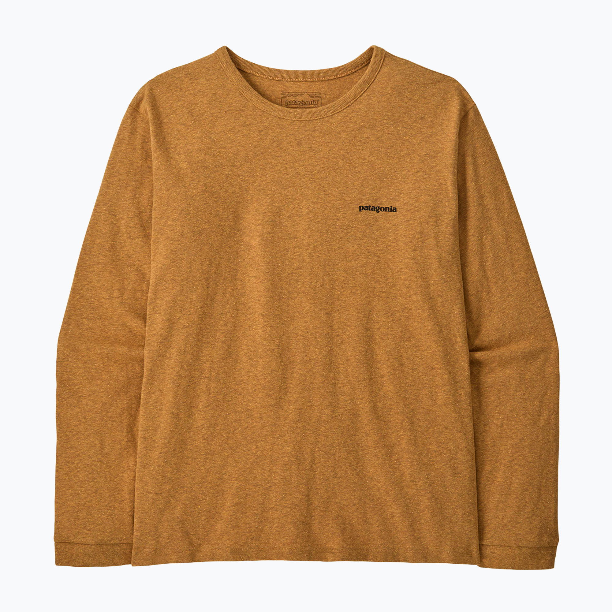 Дамска блуза с дълъг ръкав Patagonia P-6 Logo Responsibili-Tee LS dried mango