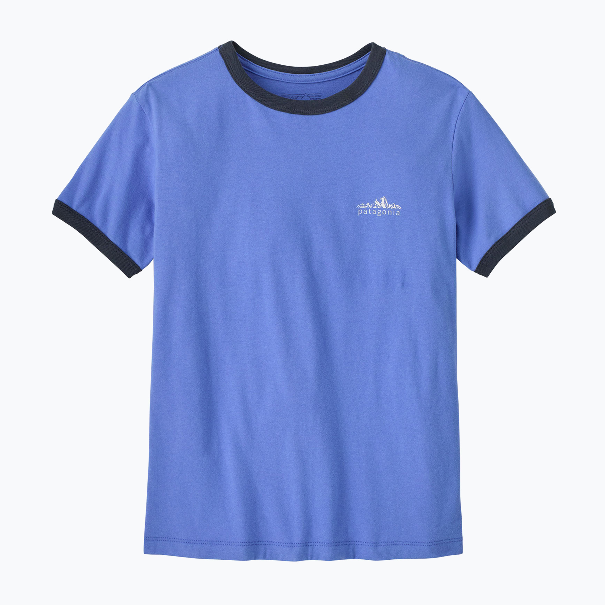 Дамска тениска Patagonia Fitz Roy Foothills Ringer Tee diver blue