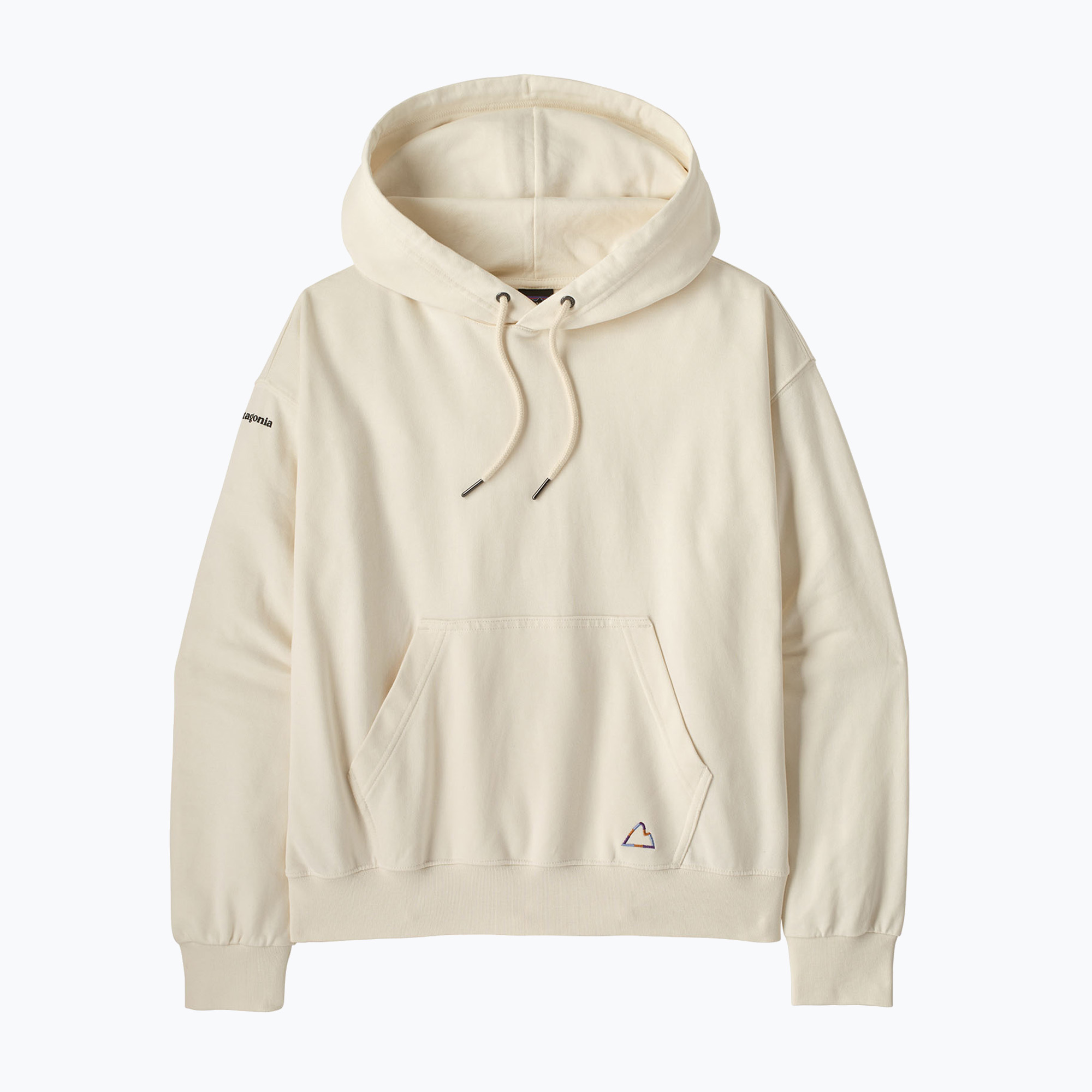 Дамски суитшърт Patagonia Fitz Roy Massif Daily Hoody Wool White