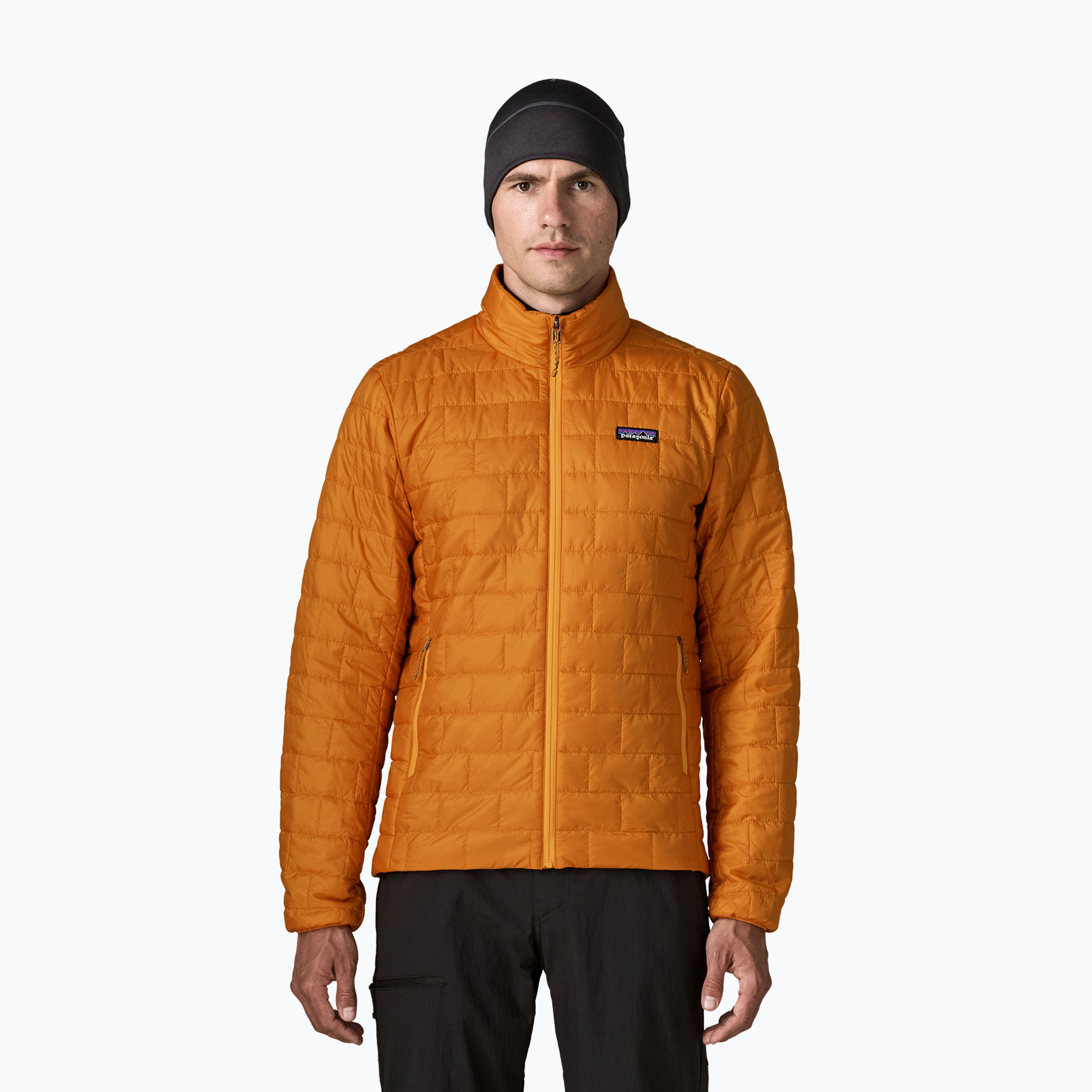 Мъжко ватирано яке Patagonia Nano Puff autumn orange