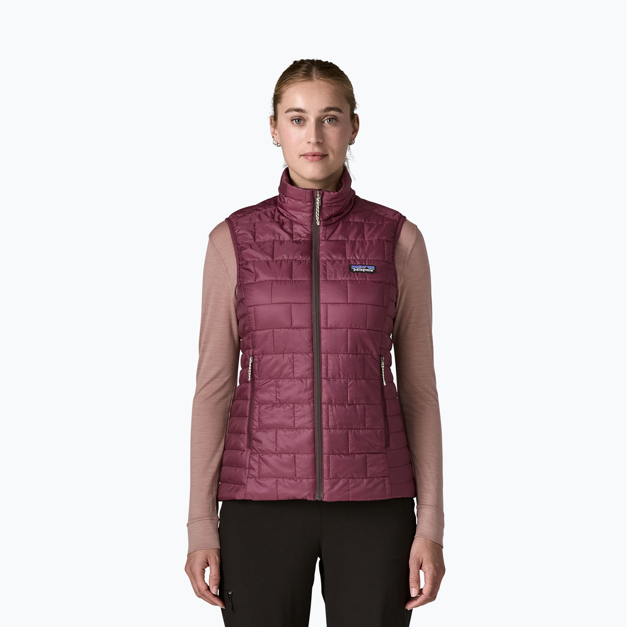 Дамски елек Patagonia Nano Puff berry fig