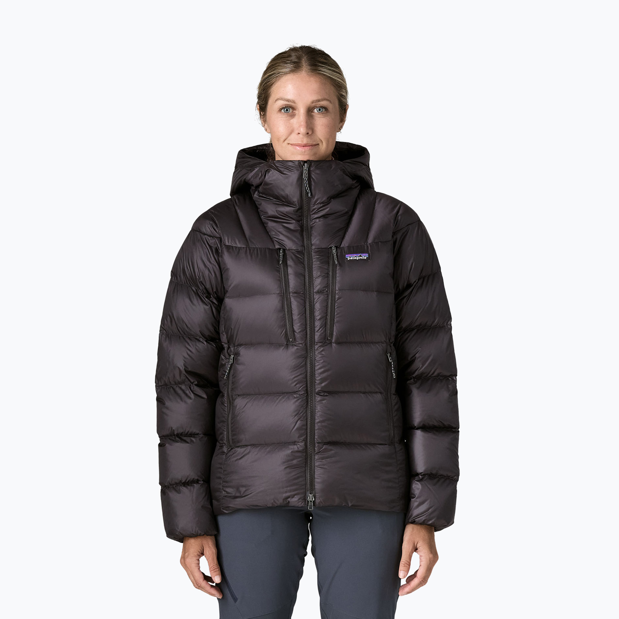 Geacă cu puf pentru femei Patagonia Durable Down Hoody black