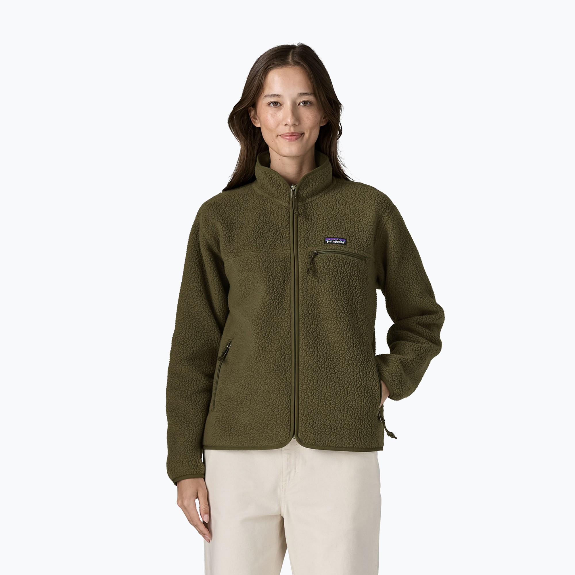 Bluză fleece pentru femei Patagonia Retro Pile basin green