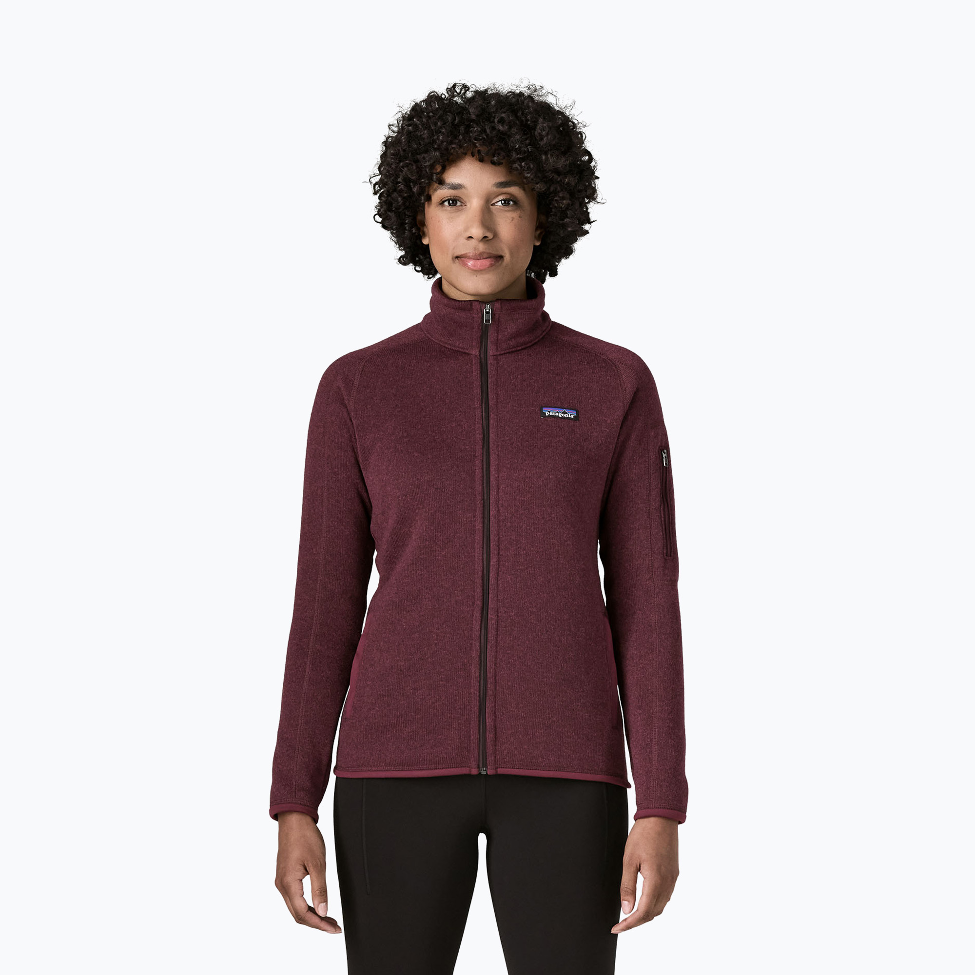 Bluză de trekking pentru femei Patagonia Better Sweater berry fig