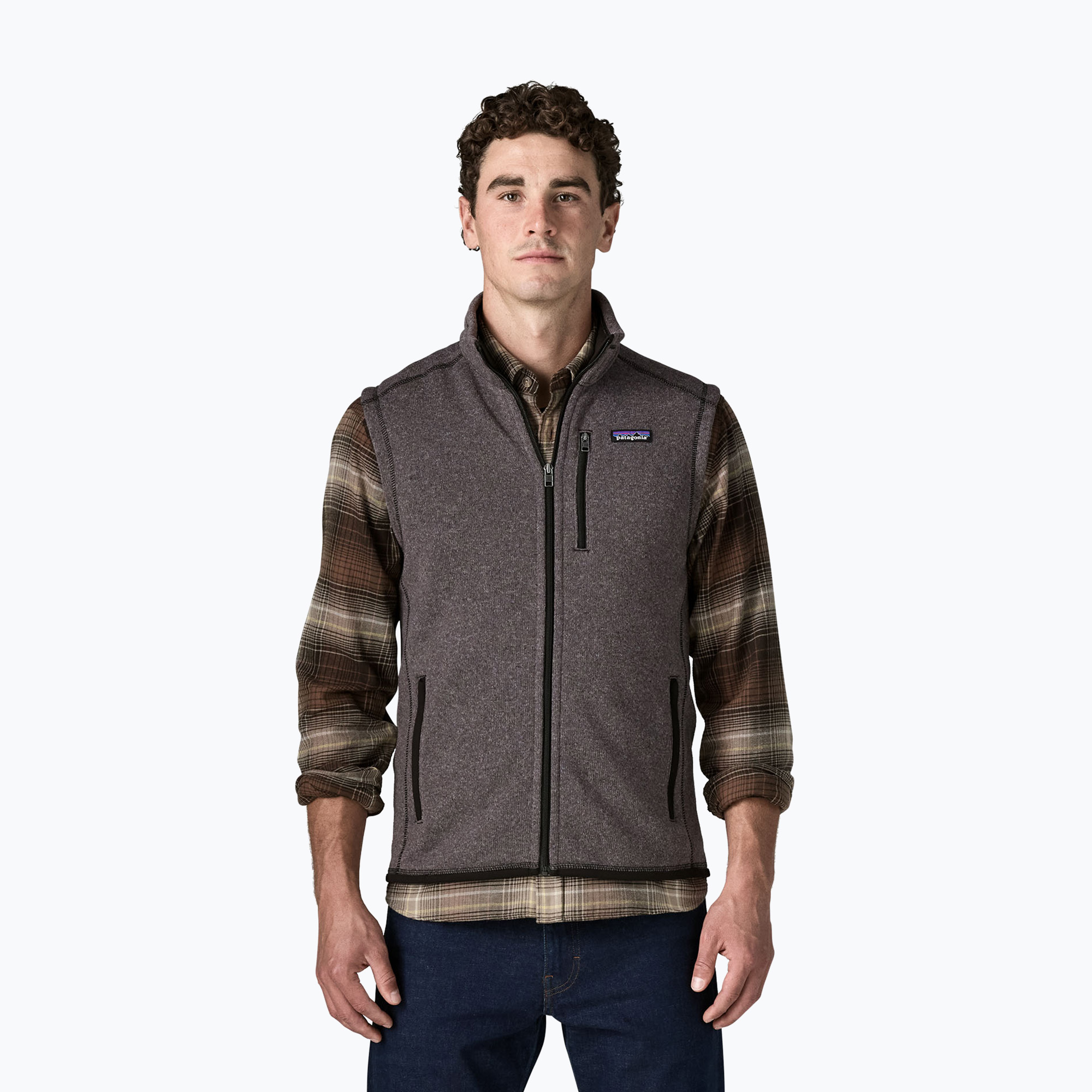 Vestă pentru bărbați Patagonia Better Sweater may grey